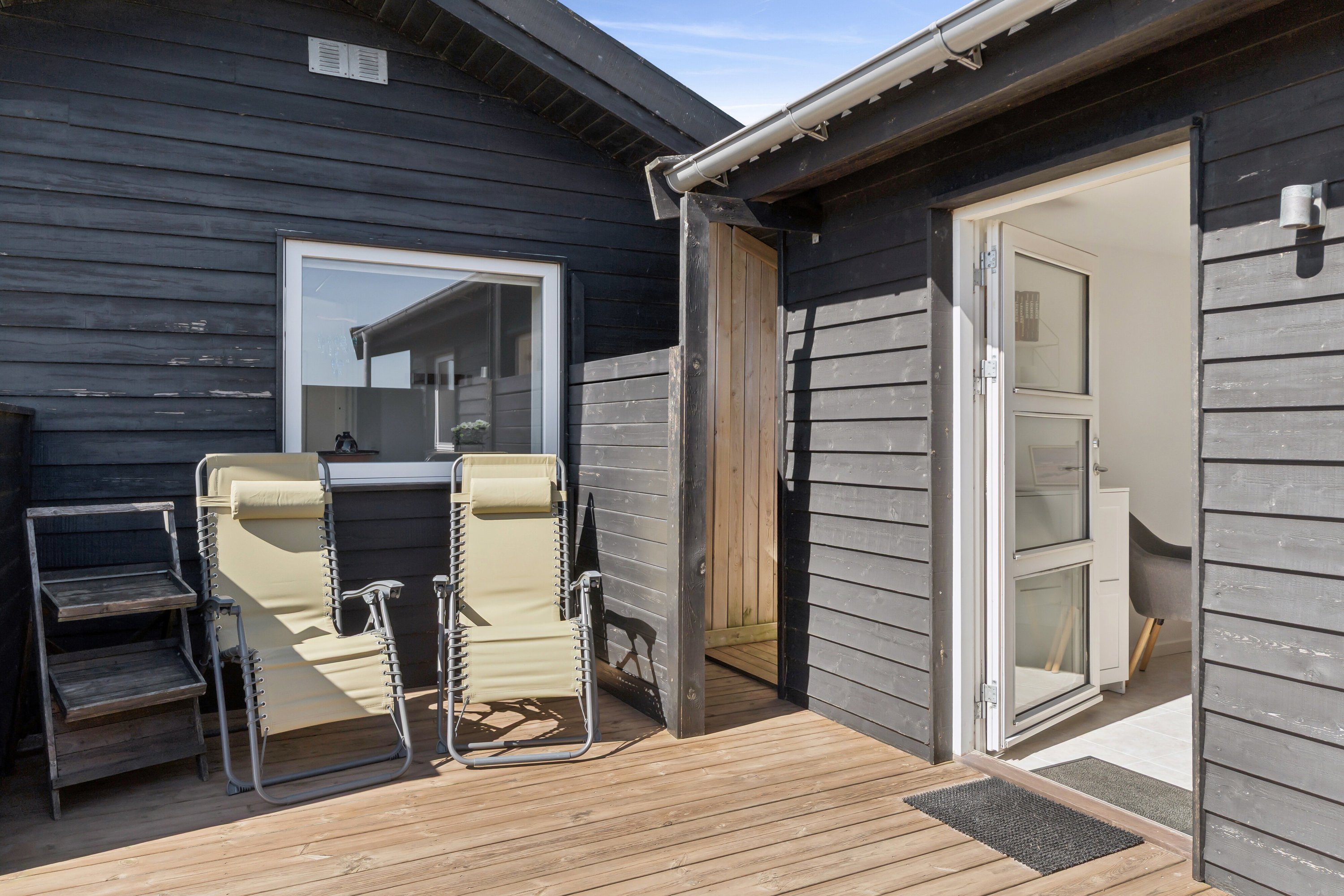 Fremhævet terrasse billede i fuldskærmstilstand. Billede af Udemarken 38, Skal Klit, 9800 Hjørring