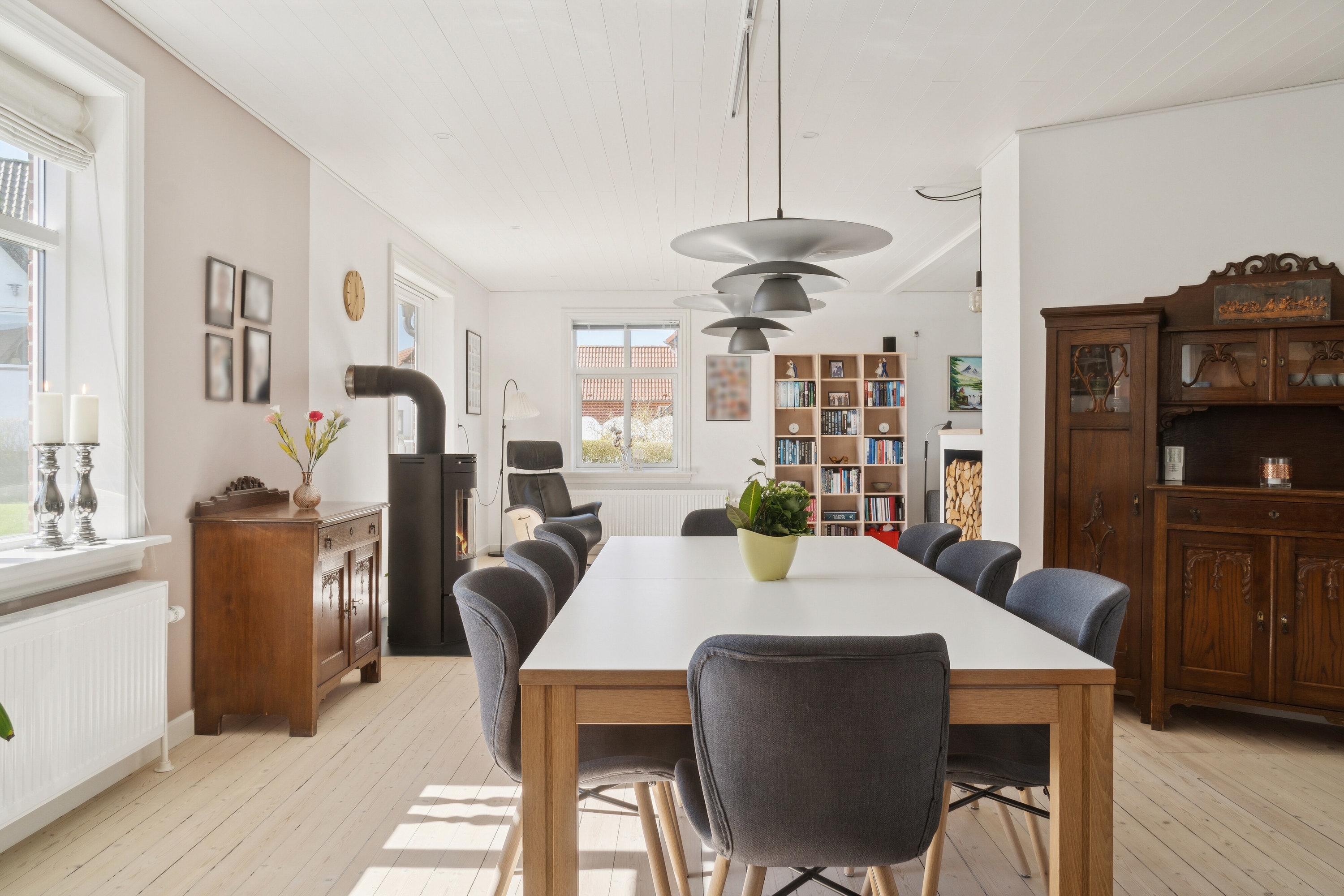 Fremhævet spisestue billede i fuldskærmstilstand. Billede af Gl. Sjørringvej 26, Sjørring, 7700 Thisted