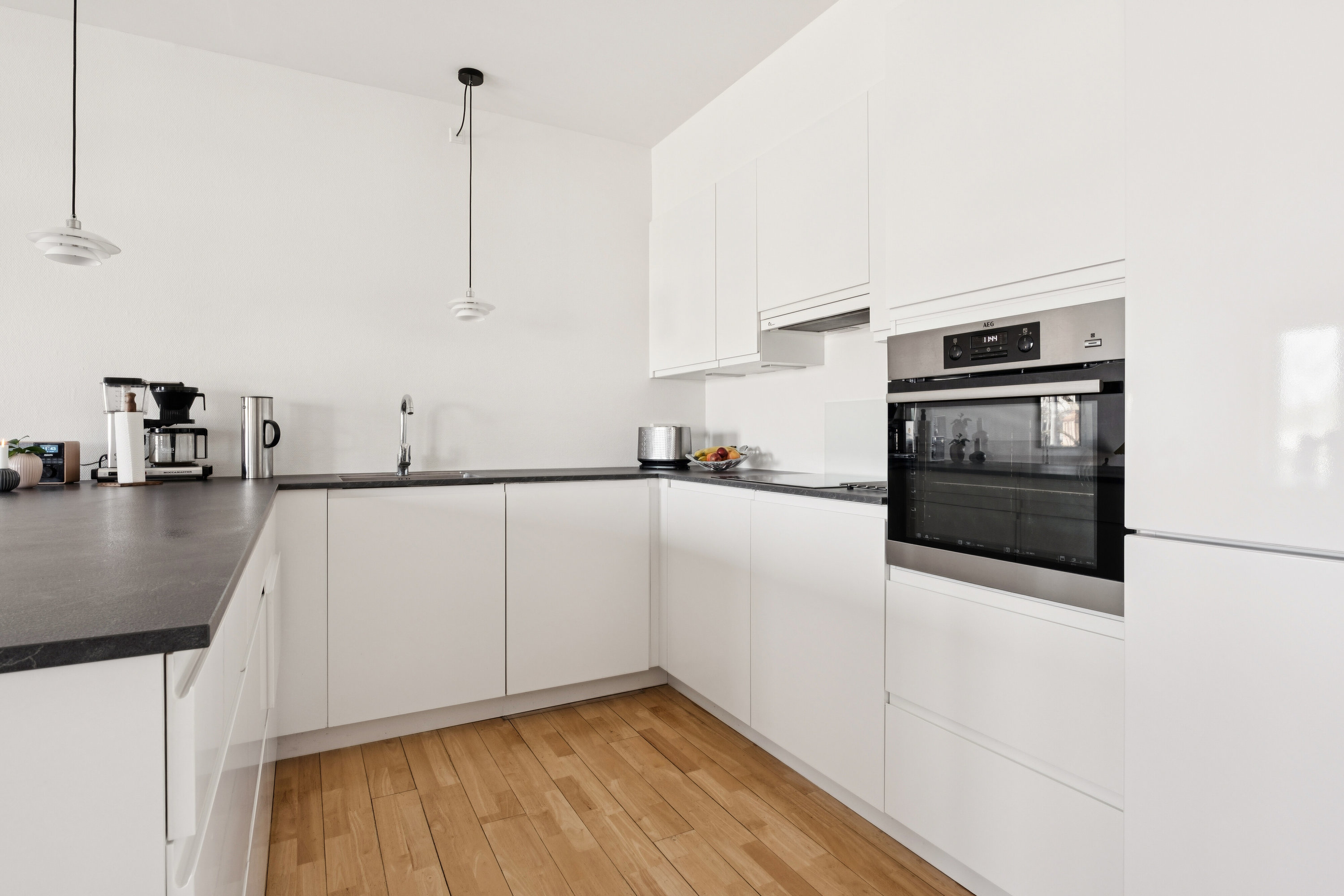 Fremhævet køkken billede i fuldskærmstilstand. Billede af Prins Jørgens Alle 4, 1. 6., 4760 Vordingborg