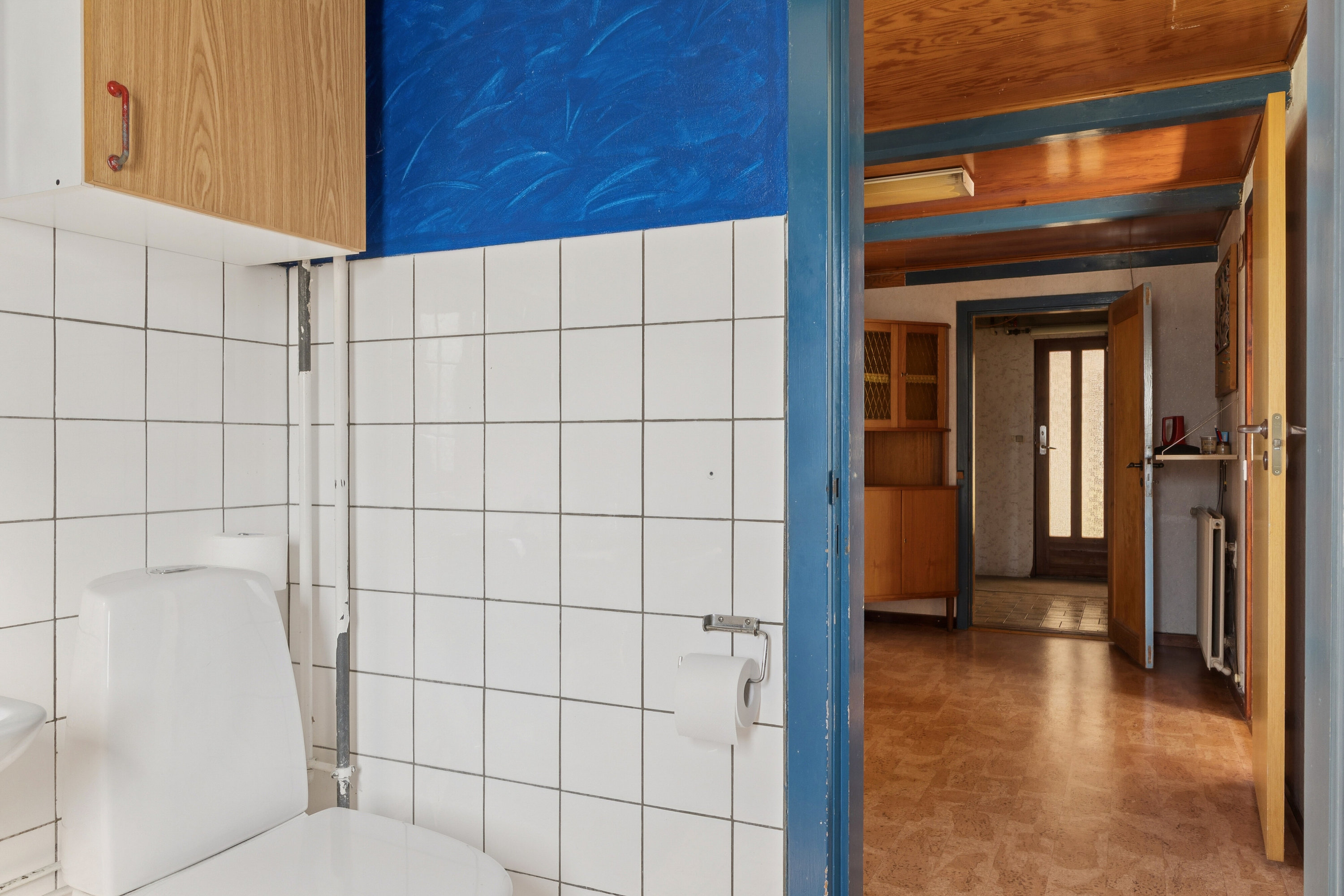 Fremhævet badeværelse billede i fuldskærmstilstand. Billede af Agerledetvej 19, 9870 Sindal