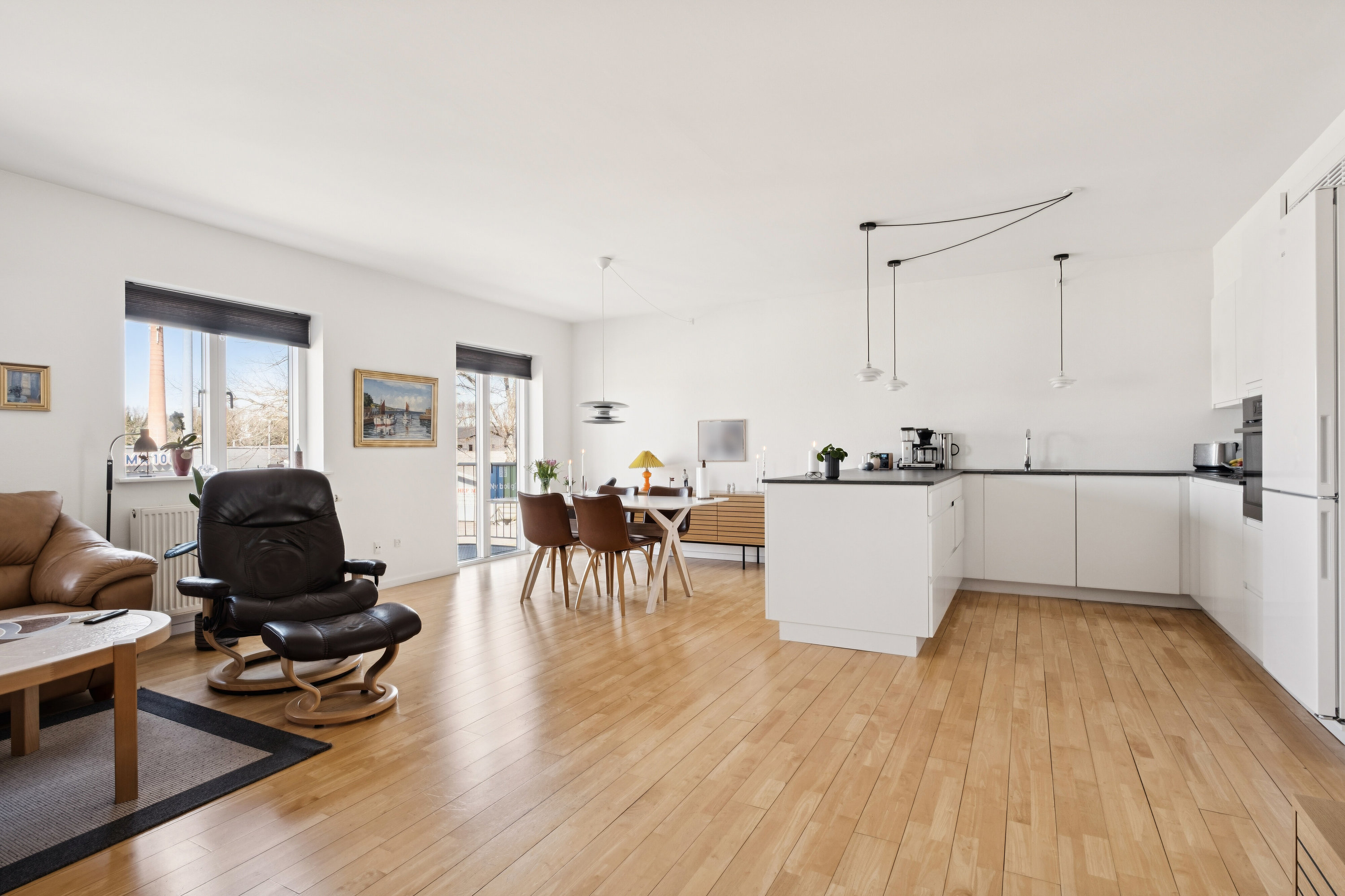 Fremhævet stue billede i fuldskærmstilstand. Billede af Prins Jørgens Alle 4, 1. 6., 4760 Vordingborg