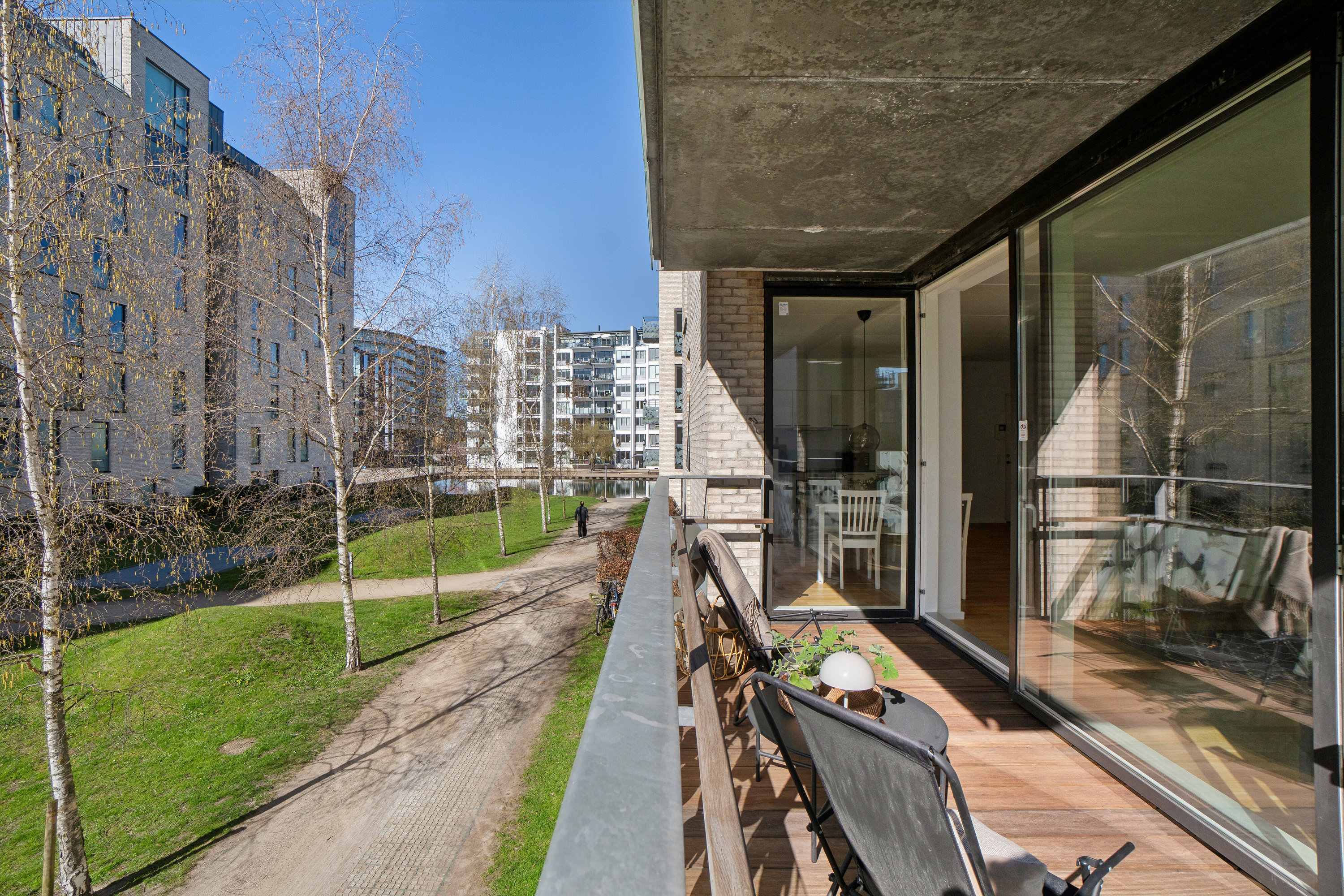 Fremhævet altan billede i fuldskærmstilstand. Billede af Jens Otto Krags Gade 7, 1. 3., 2300 København S