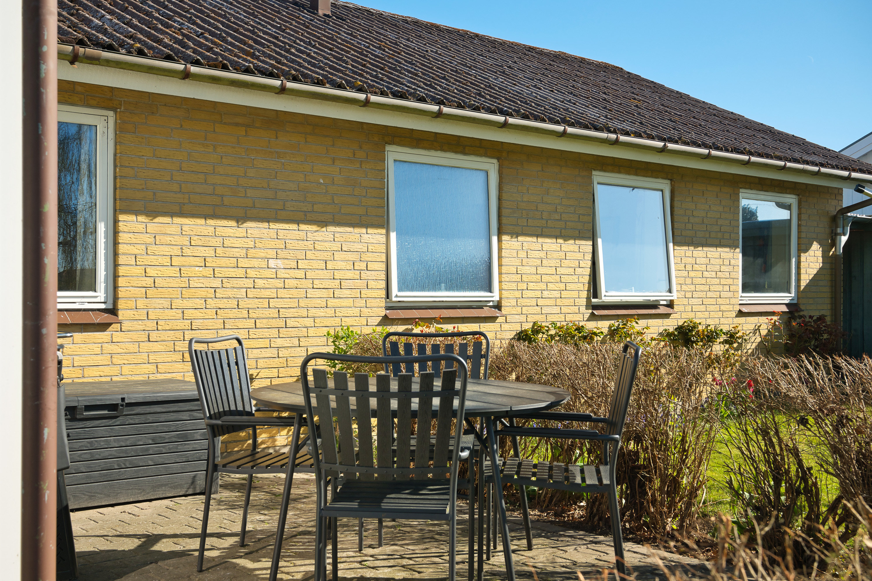 Fremhævet terrasse billede i fuldskærmstilstand. Billede af Engpibervej 29, 4930 Maribo