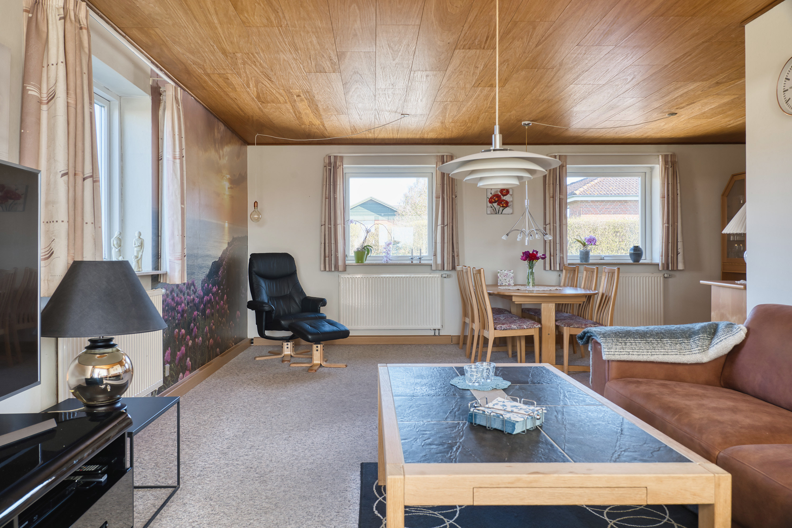 Fremhævet stue billede i fuldskærmstilstand. Billede af Engpibervej 29, 4930 Maribo