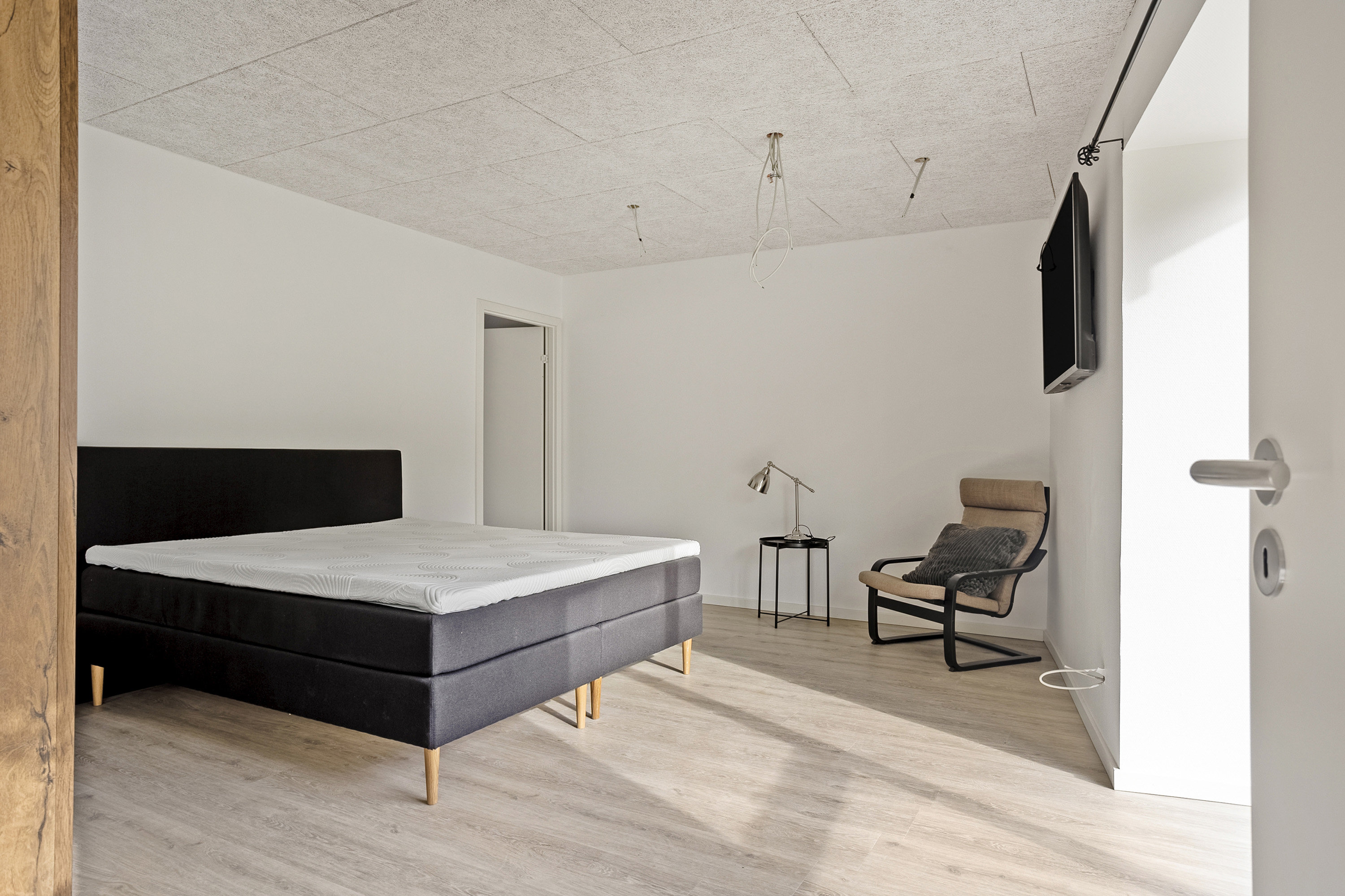 Fremhævet soveværelse billede i fuldskærmstilstand. Billede af Staushedevejen 8, 6621 Gesten