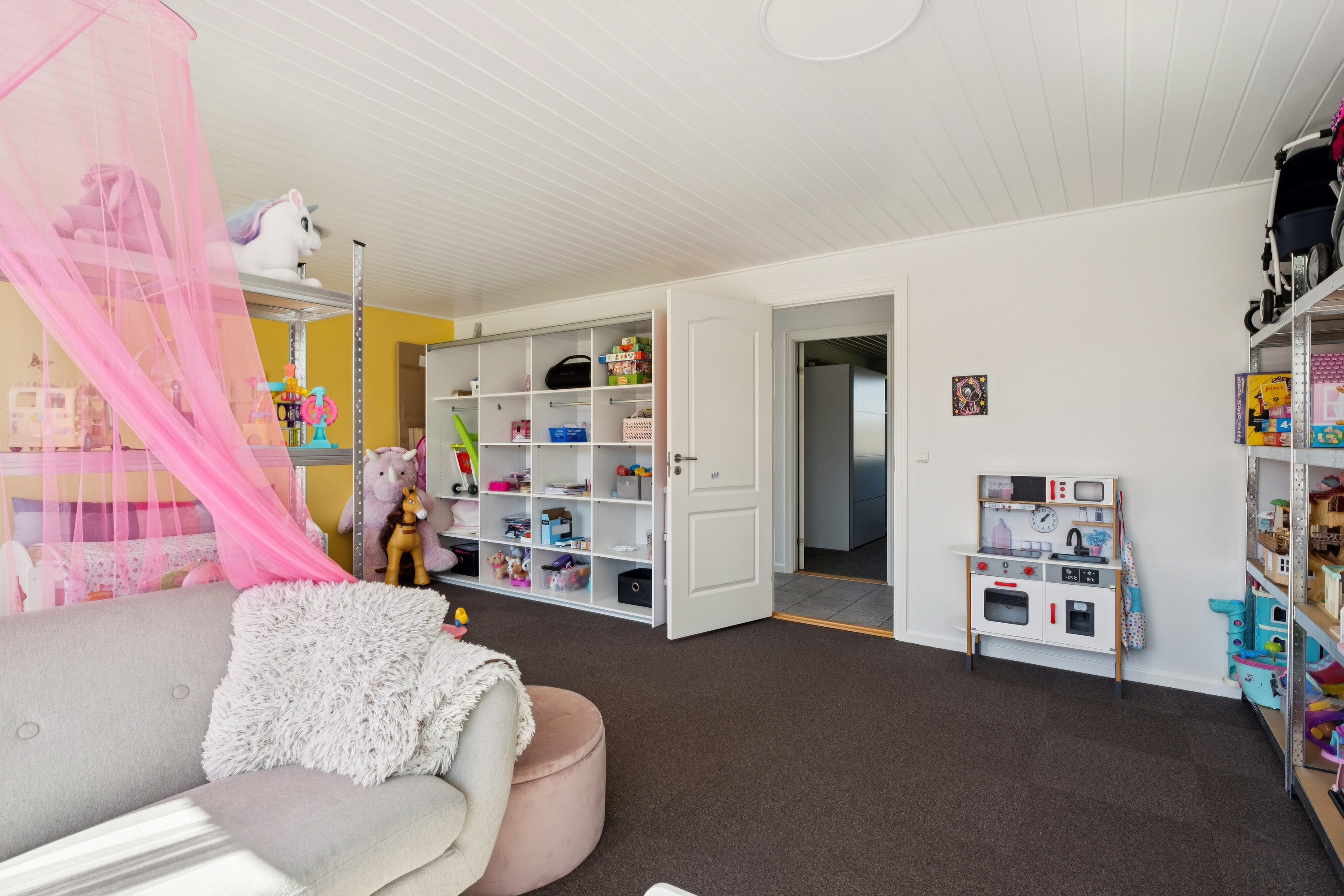 Fremhævet børneværelse billede i fuldskærmstilstand. Billede af Bytoften 16, Førslev, 4690 Haslev