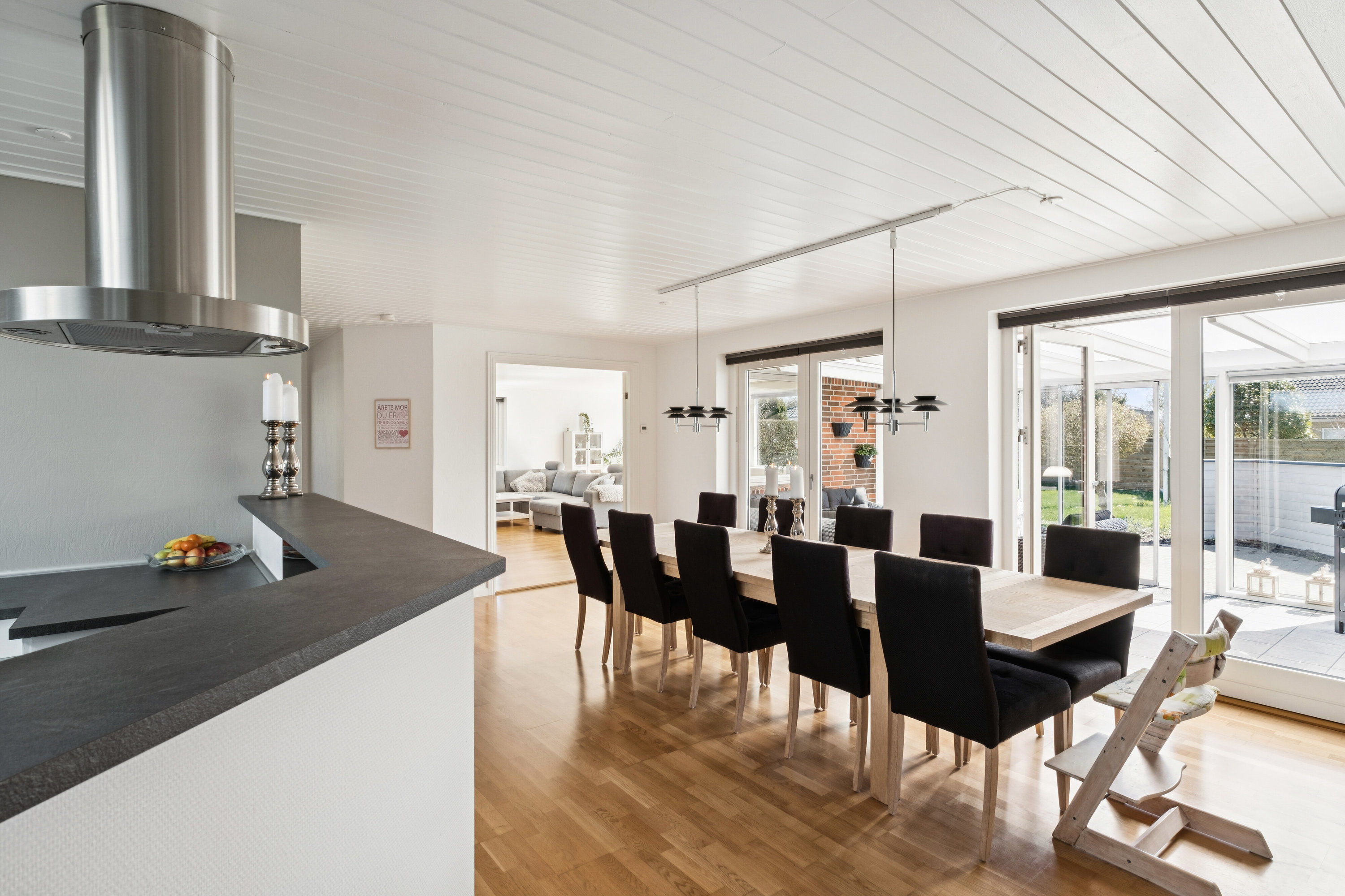 Fremhævet spisestue billede i fuldskærmstilstand. Billede af Bytoften 16, Førslev, 4690 Haslev