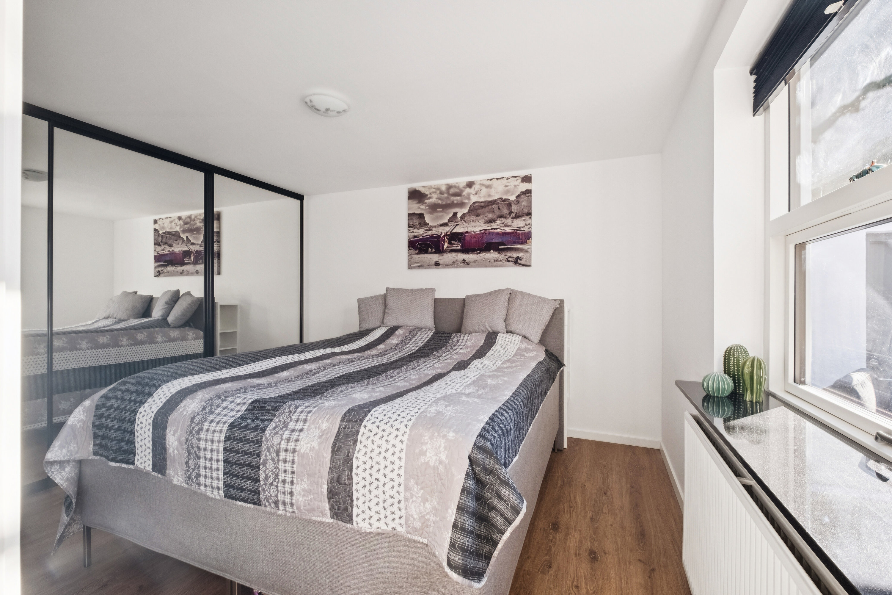 Fremhævet soveværelse billede i fuldskærmstilstand. Billede af Skovvej 1, 9800 Hjørring