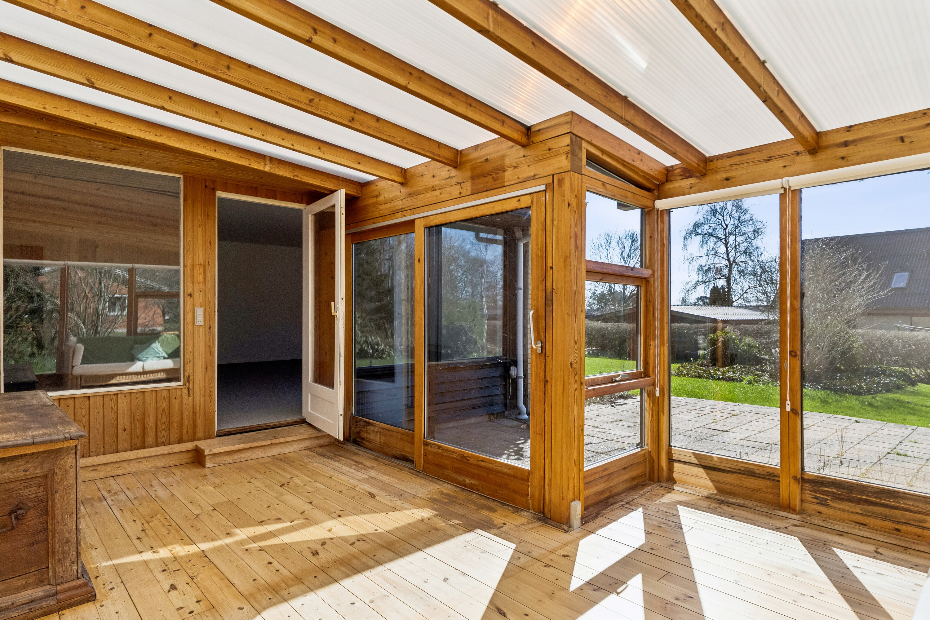 Fremhævet udestue billede i fuldskærmstilstand. Billede af Heimdalsvej 8, 9870 Sindal