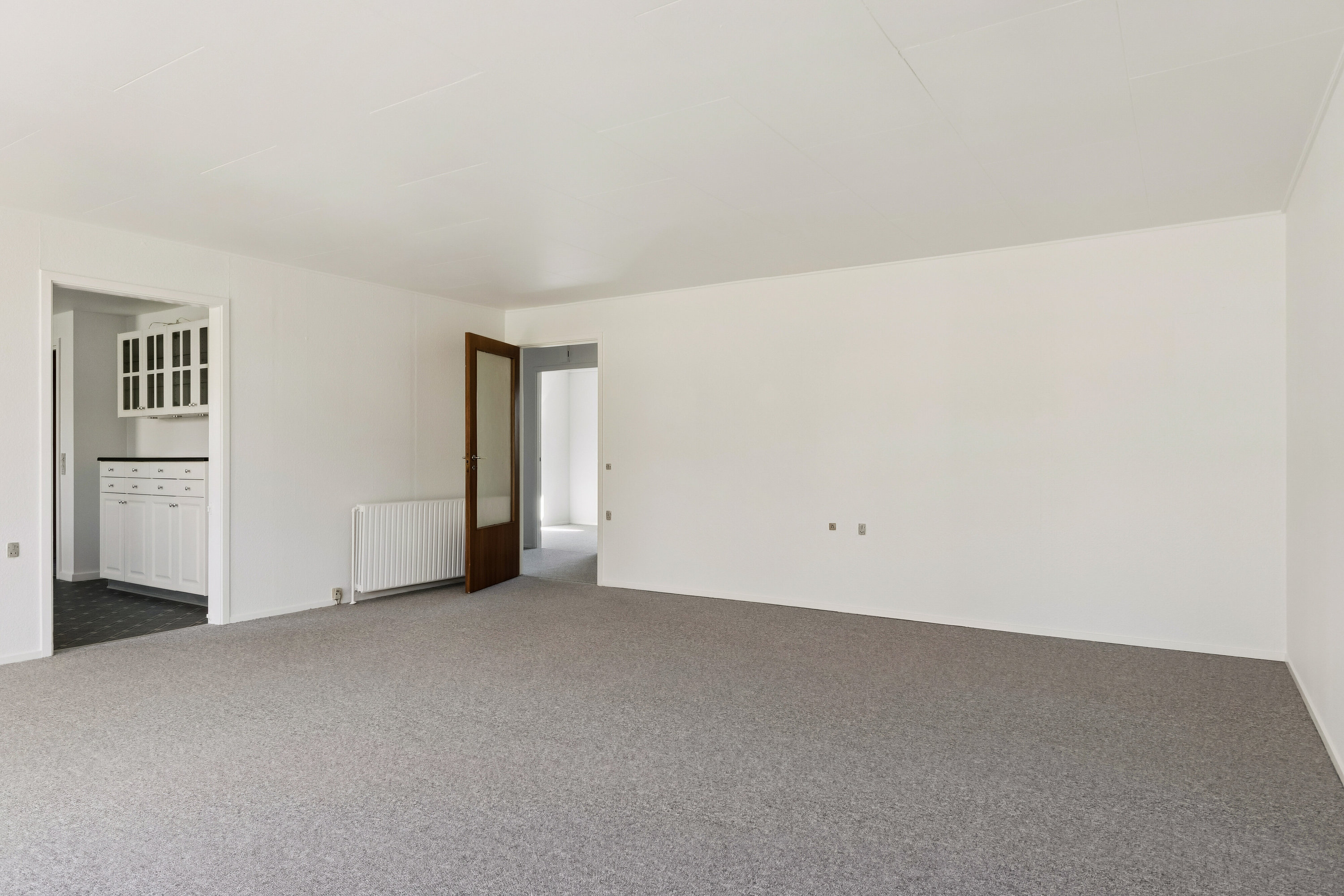 Fremhævet stue billede i fuldskærmstilstand. Billede af Heimdalsvej 8, 9870 Sindal