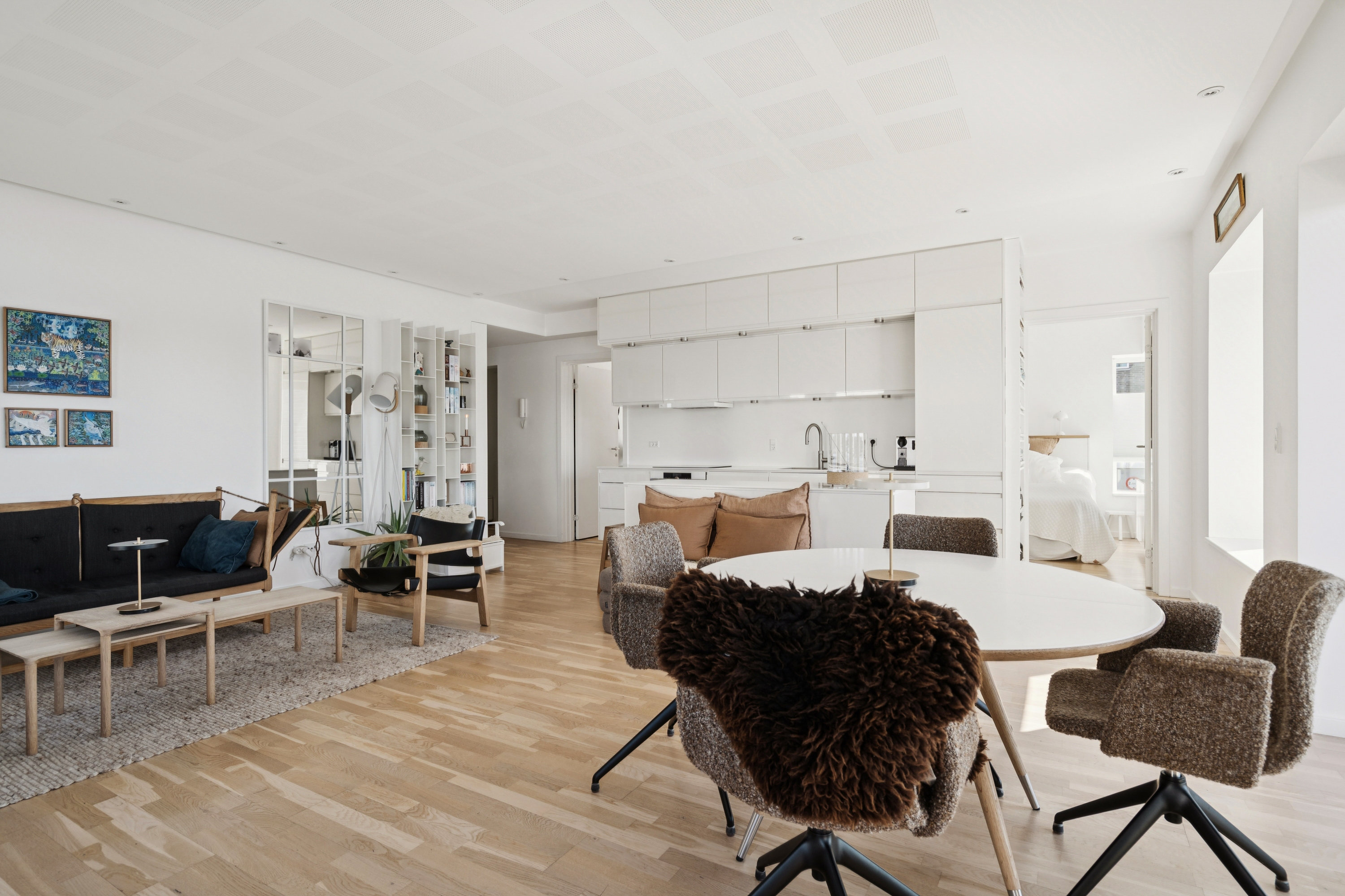 Fremhævet stue billede i fuldskærmstilstand. Billede af Havnegade 21, 1. 1., 9400 Nørresundby