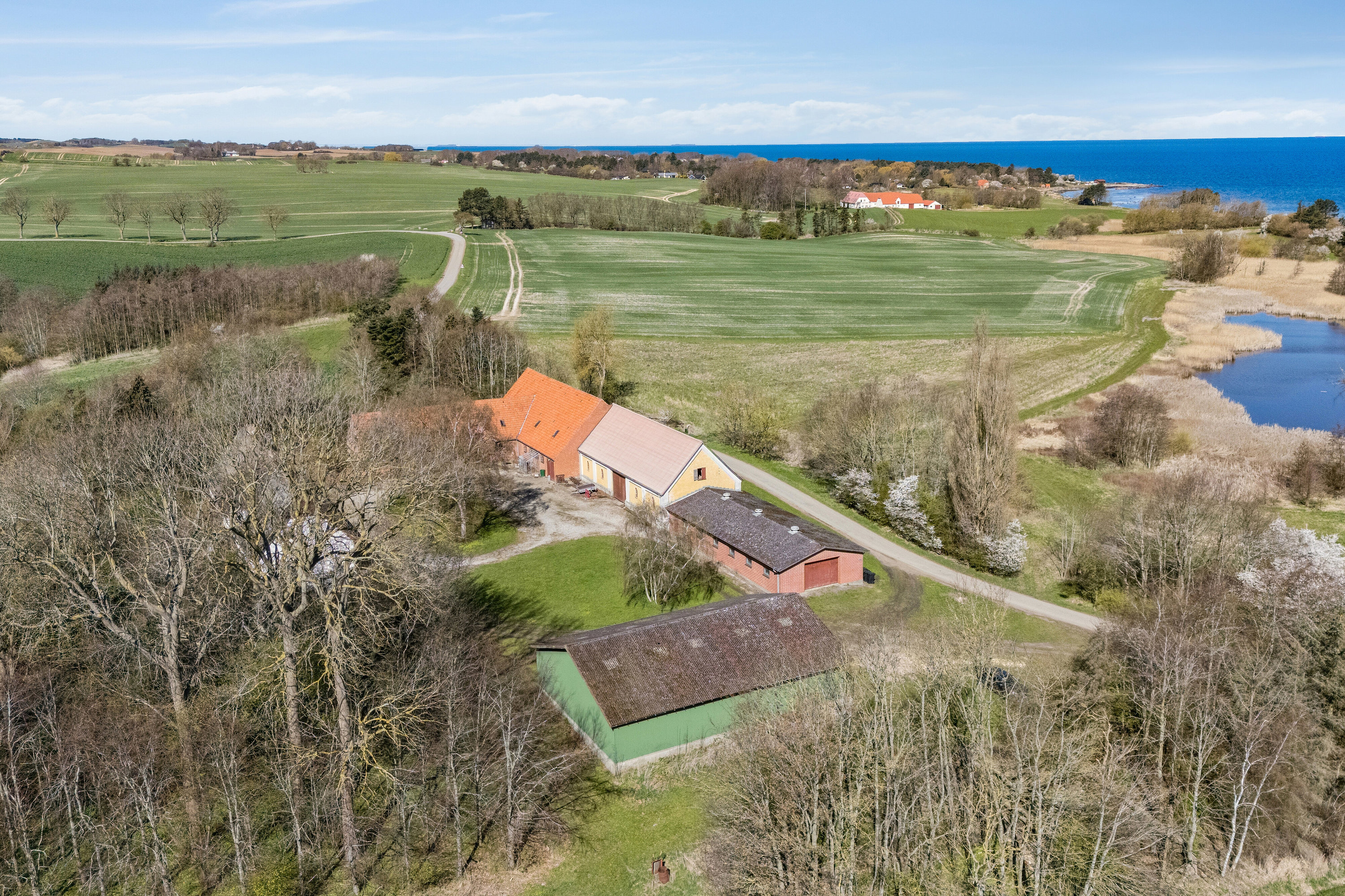 Fremhævet luftfoto billede i fuldskærmstilstand. Billede af Lillesøvej 160, 4400 Kalundborg