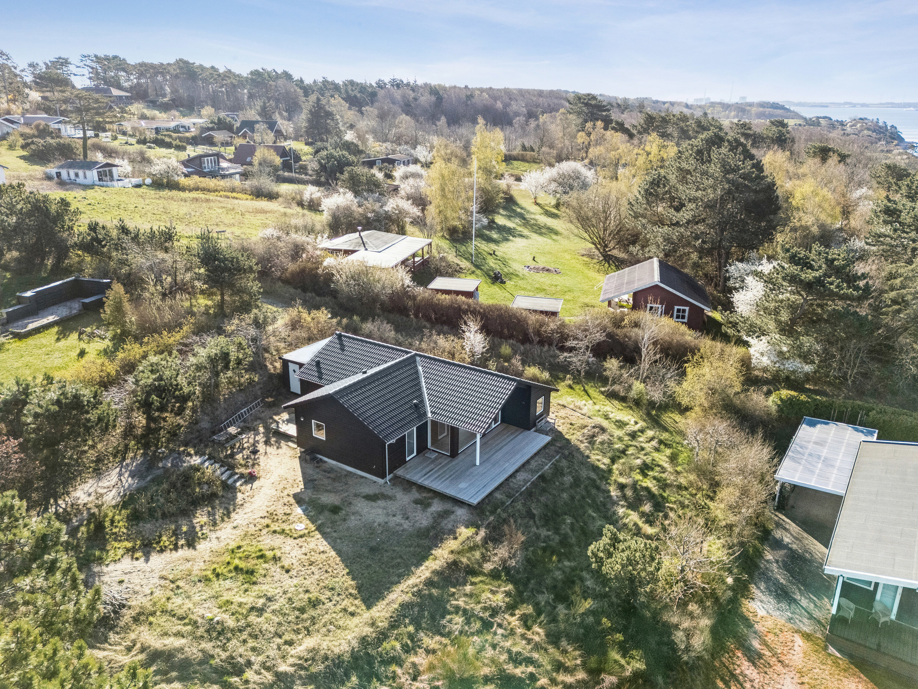 Fremhævet luftfoto billede i fuldskærmstilstand. Billede af Smedelinien 51, 4400 Kalundborg