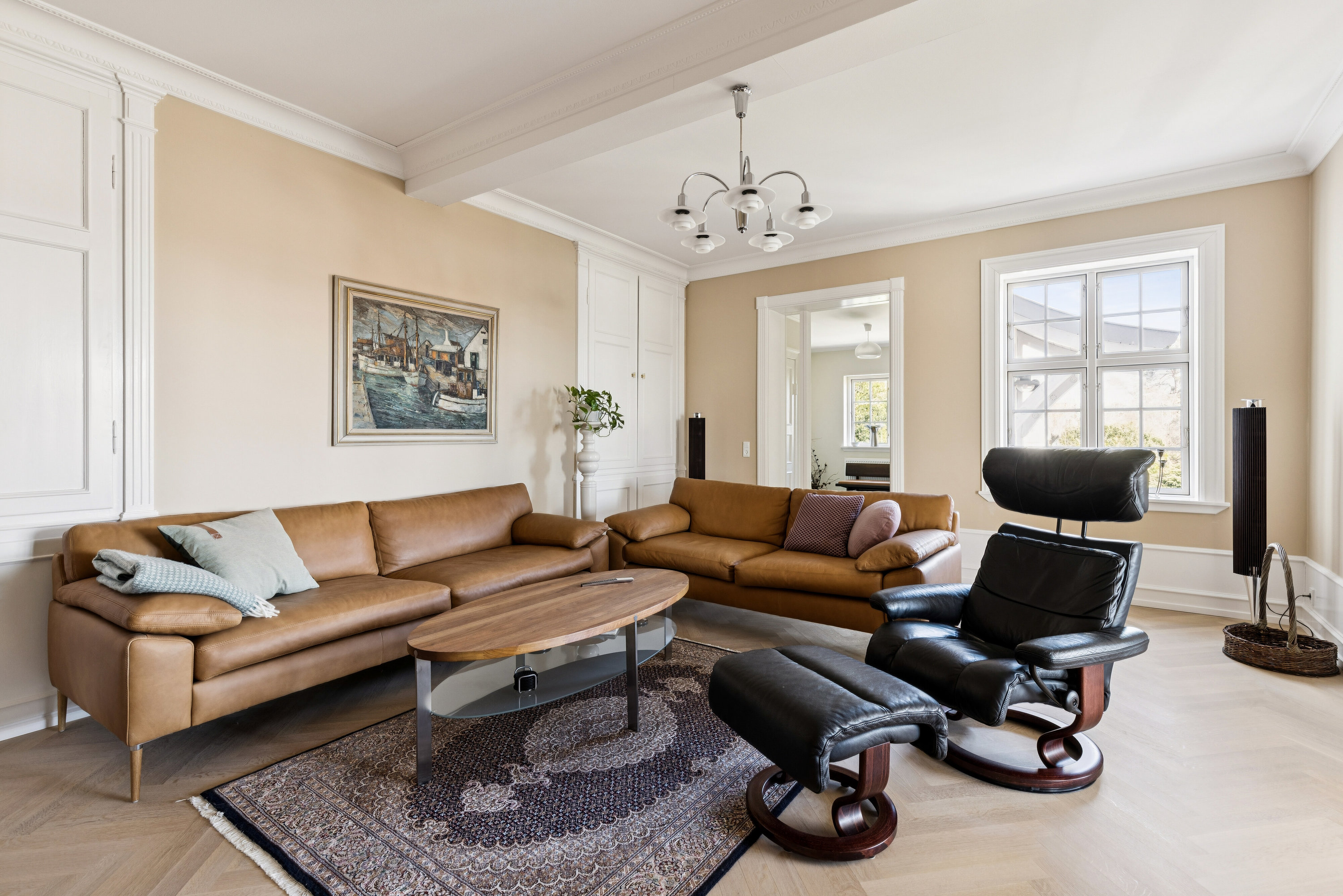 Fremhævet stue billede i fuldskærmstilstand. Billede af Lundevej 26, 4400 Kalundborg