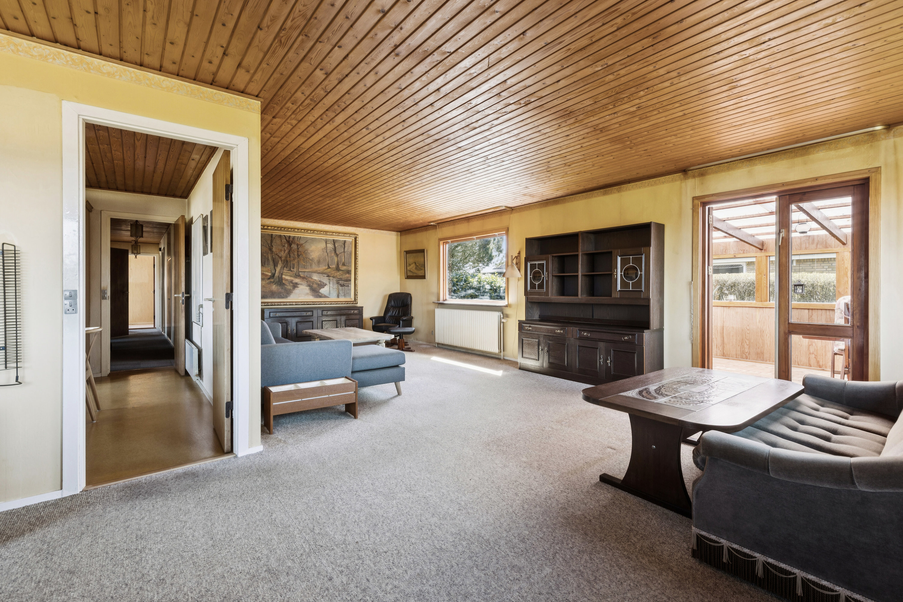 Fremhævet stue billede i fuldskærmstilstand. Billede af Lynggårdsbakken 10, 4400 Kalundborg