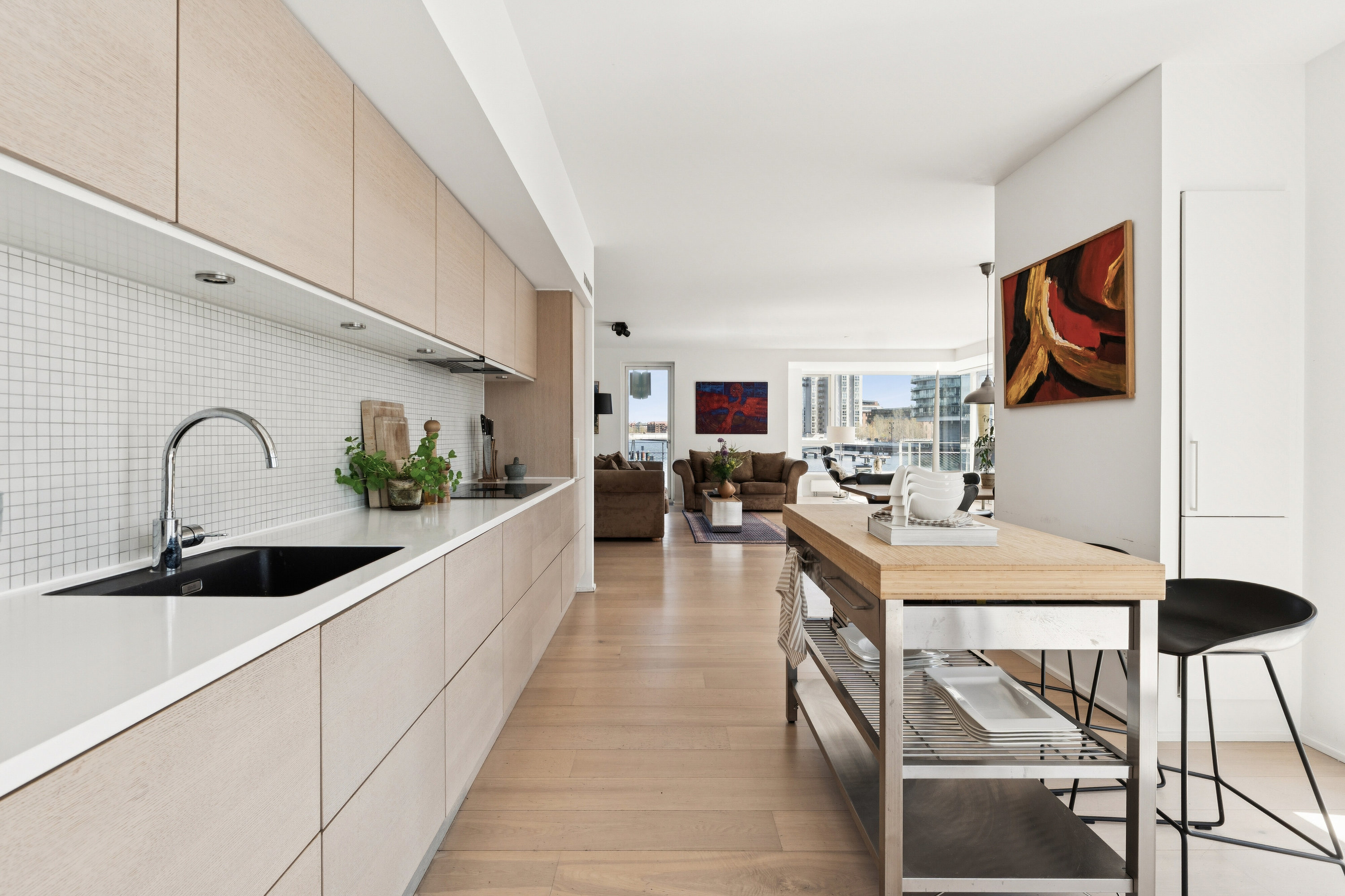 Fremhævet køkken billede i fuldskærmstilstand. Billede af Havneholmen 78, 1. th., 1561 København V