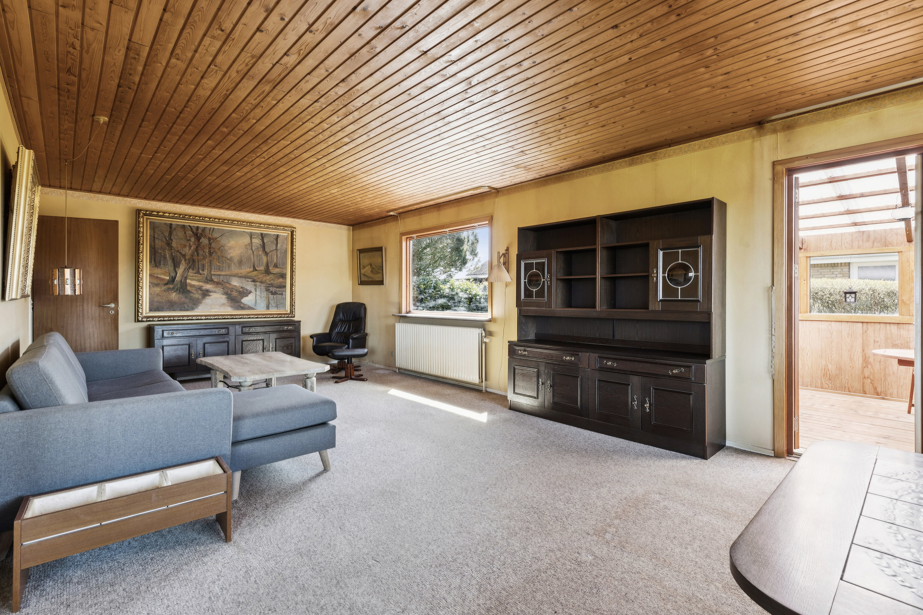 Fremhævet stue billede i fuldskærmstilstand. Billede af Lynggårdsbakken 10, 4400 Kalundborg