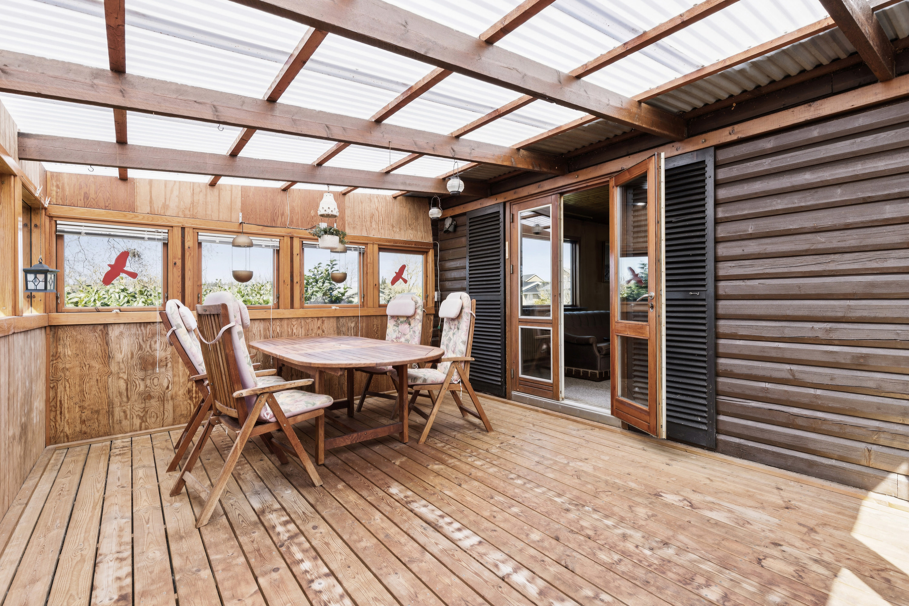 Fremhævet overdækket terrasse billede i fuldskærmstilstand. Billede af Lynggårdsbakken 10, 4400 Kalundborg