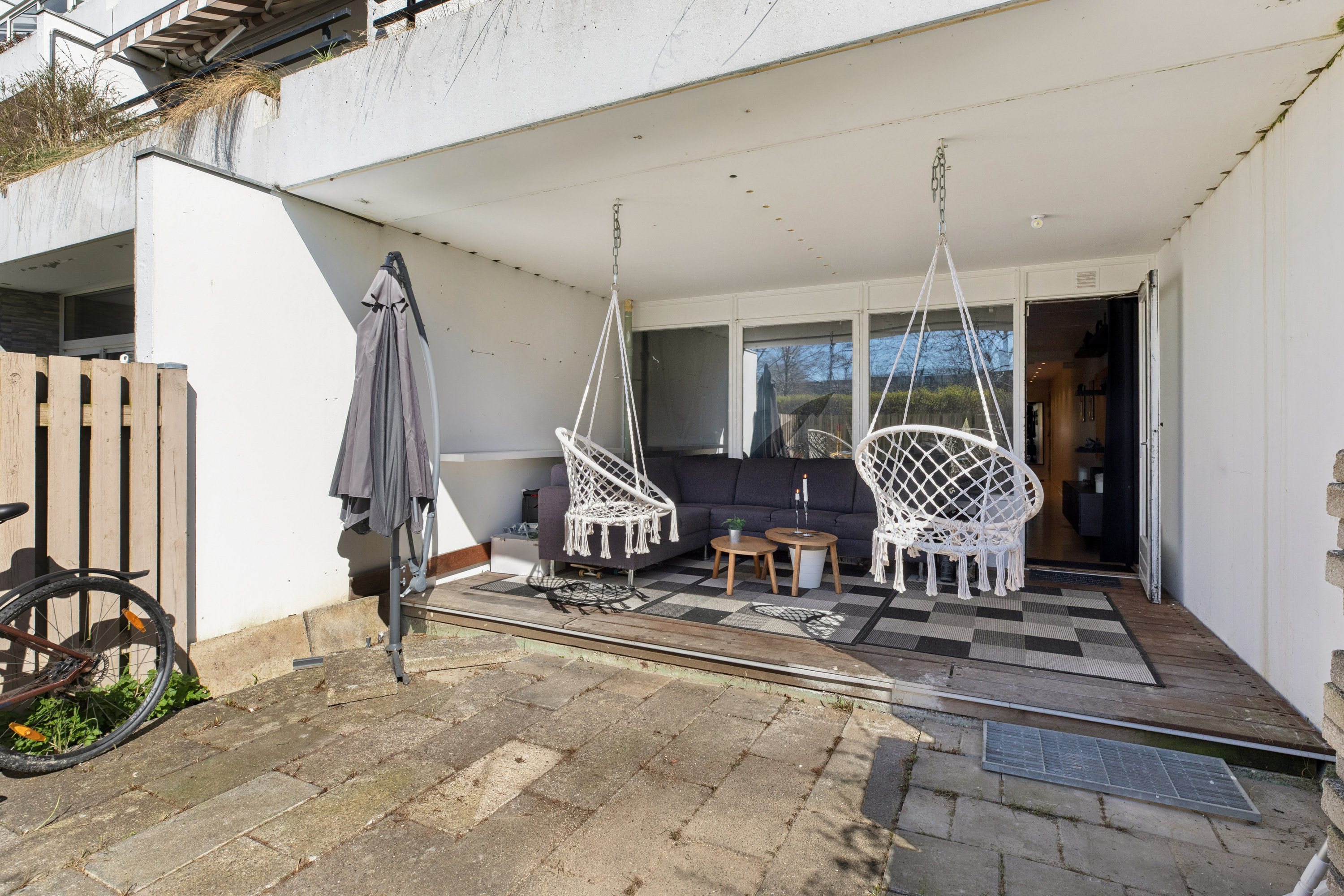 Fremhævet terrasse billede i fuldskærmstilstand. Billede af Spaden A 4, st.. 4., Høje Taastrup, 2630 Taastrup