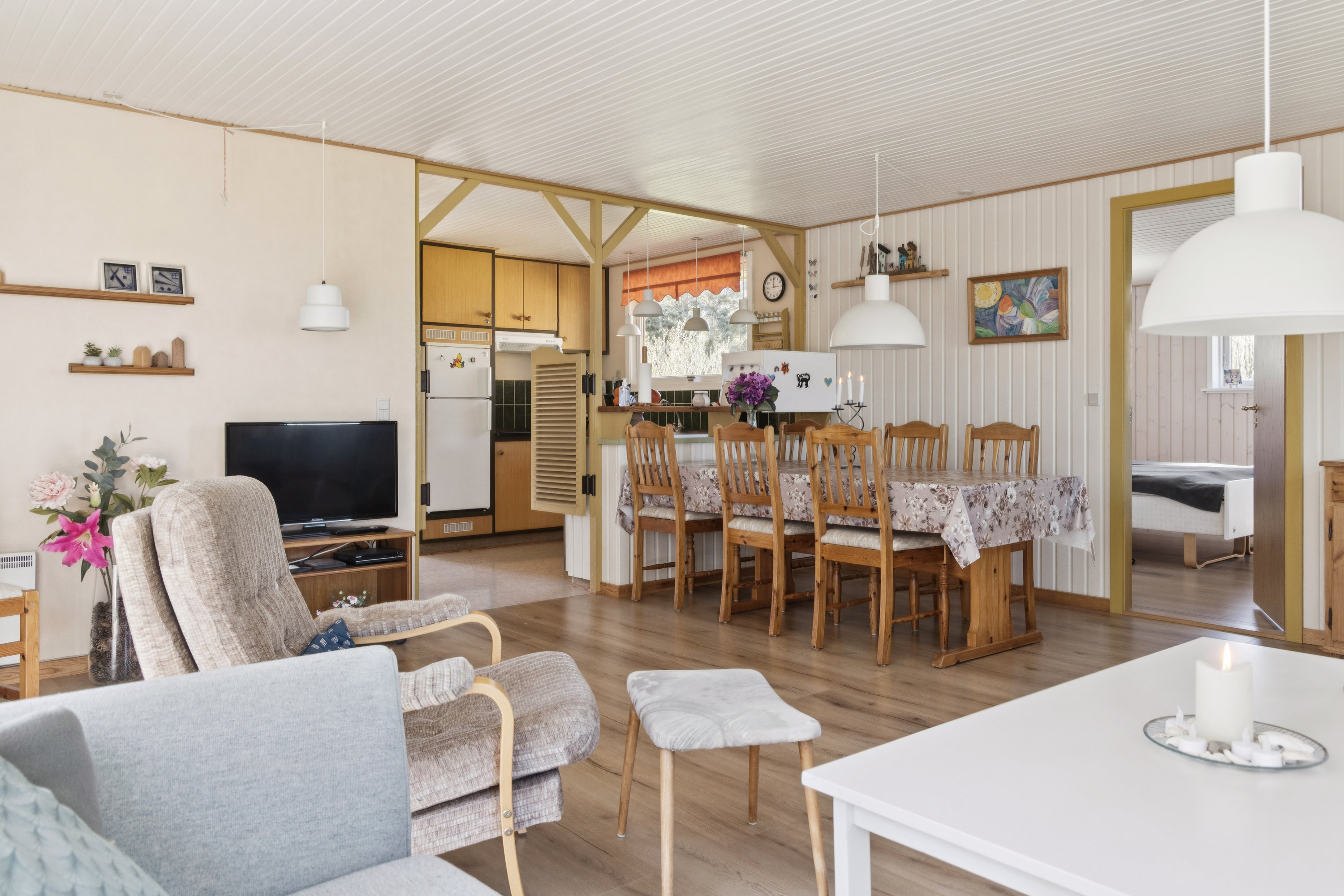 Fremhævet stue billede i fuldskærmstilstand. Billede af Strandgårdsvej 21, Gerå, 9340 Asaa