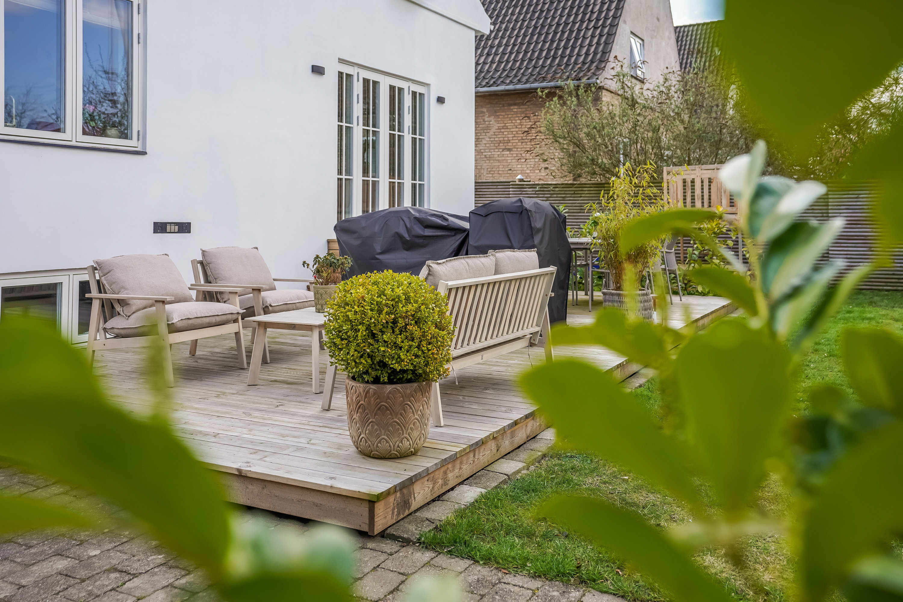 Fremhævet terrasse billede i fuldskærmstilstand. Billede af Tietgens Allé 17, 5230 Odense M