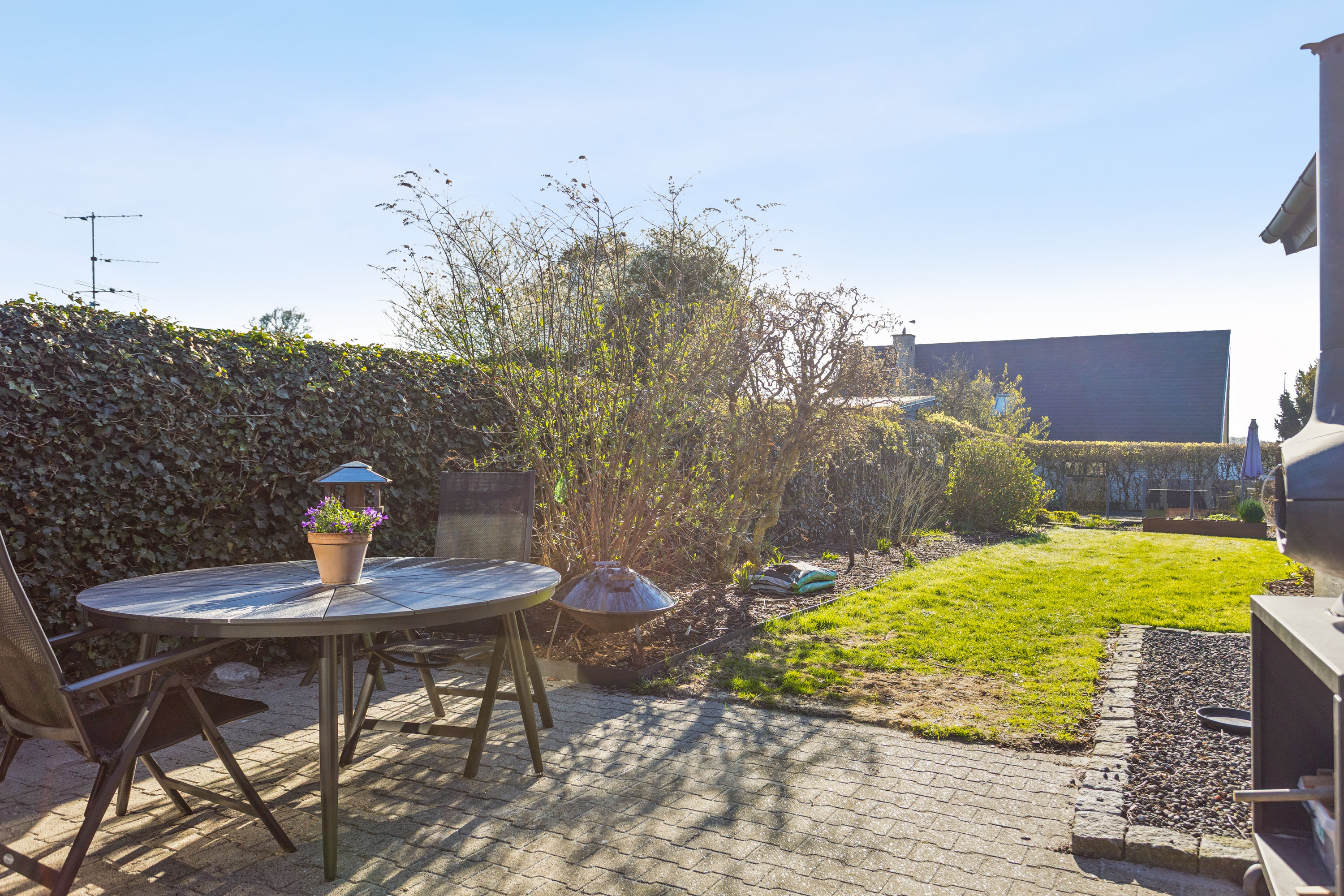 Fremhævet terrasse billede i fuldskærmstilstand. Billede af Fruevej 109, 7900 Nykøbing M