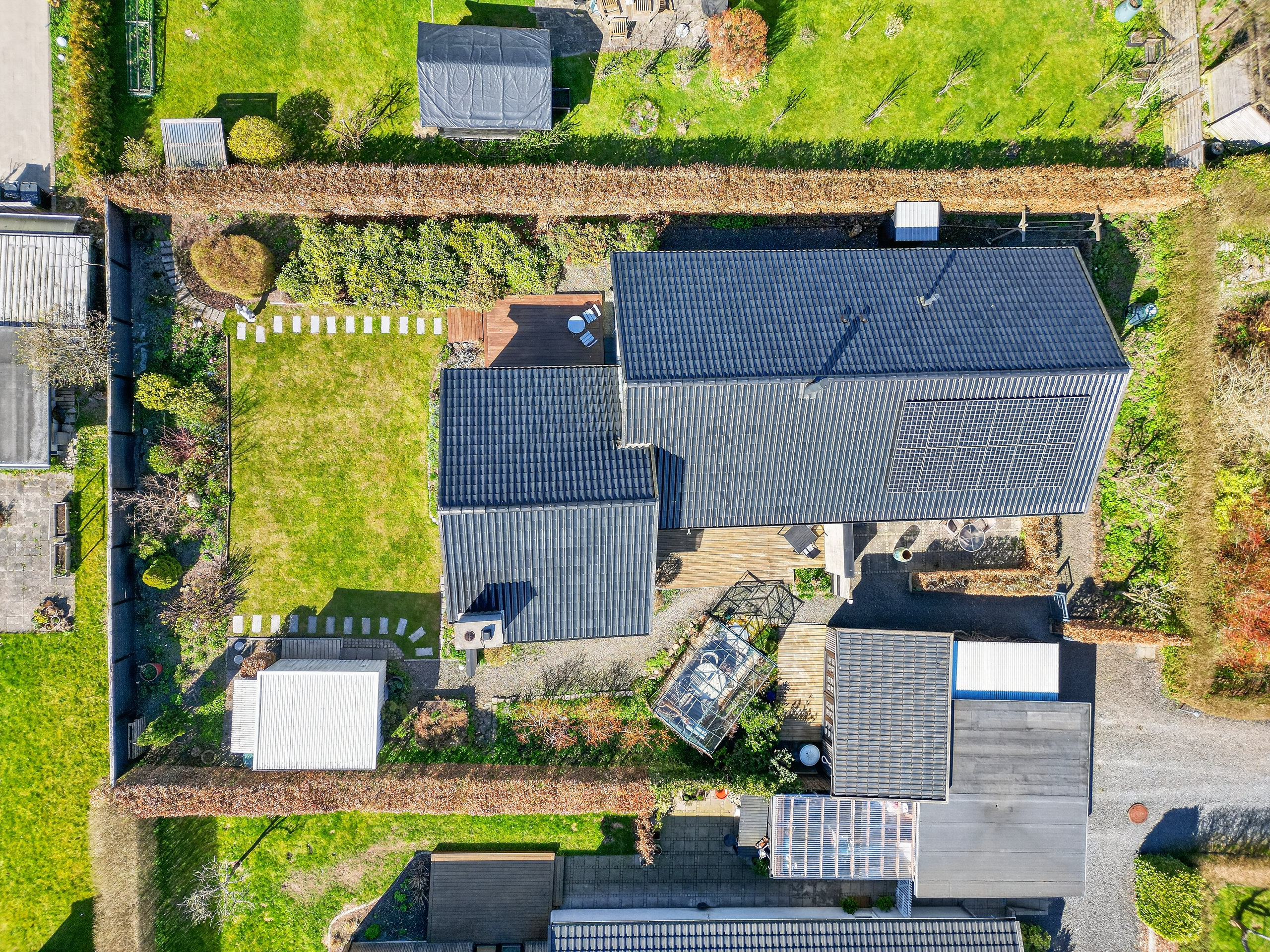 Fremhævet luftfoto billede i fuldskærmstilstand. Billede af Asmundshøj 413, 3480 Fredensborg