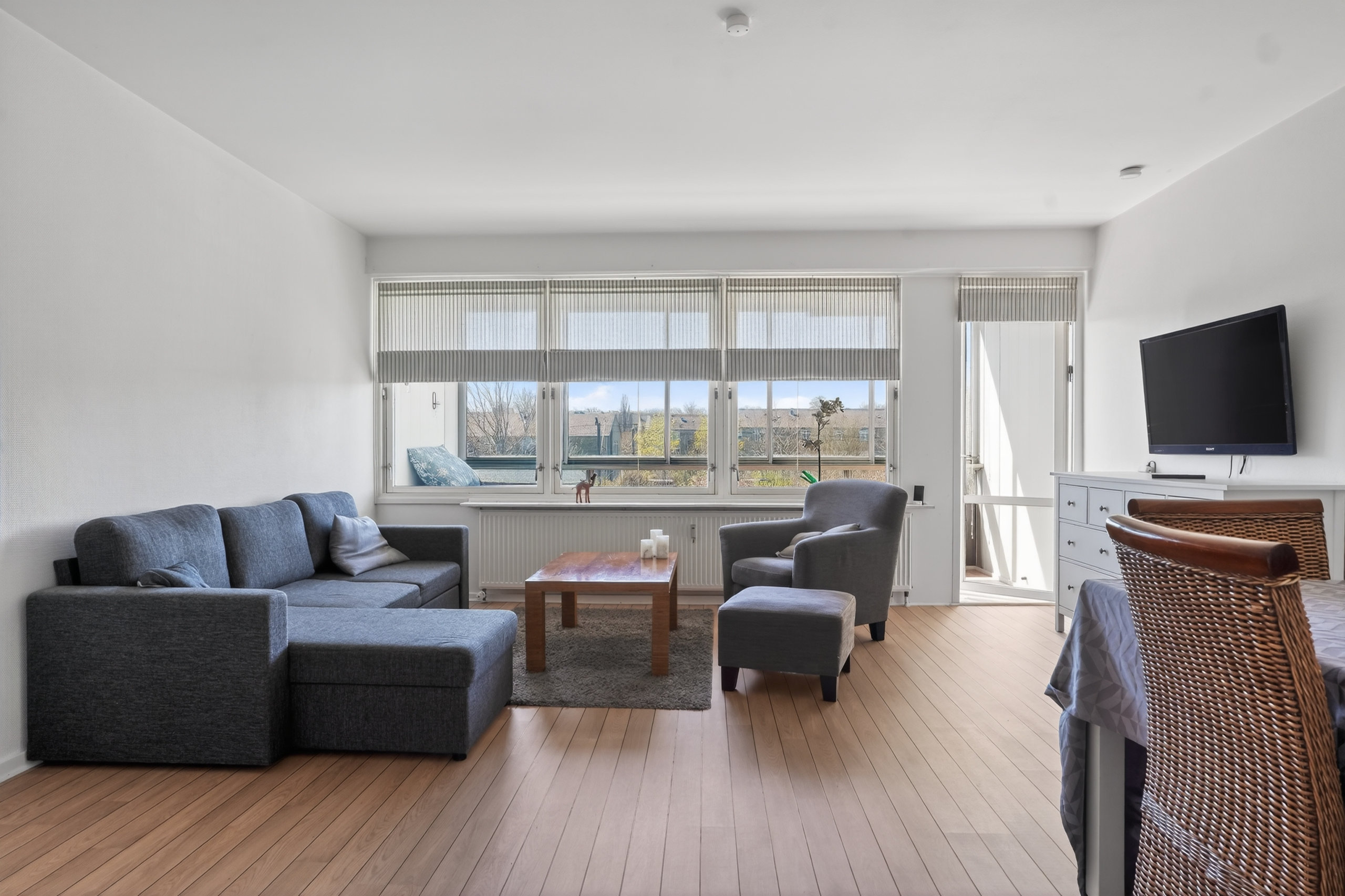 Fremhævet stue billede i fuldskærmstilstand. Billede af Ericavej 147, 2. 33., 2820 Gentofte