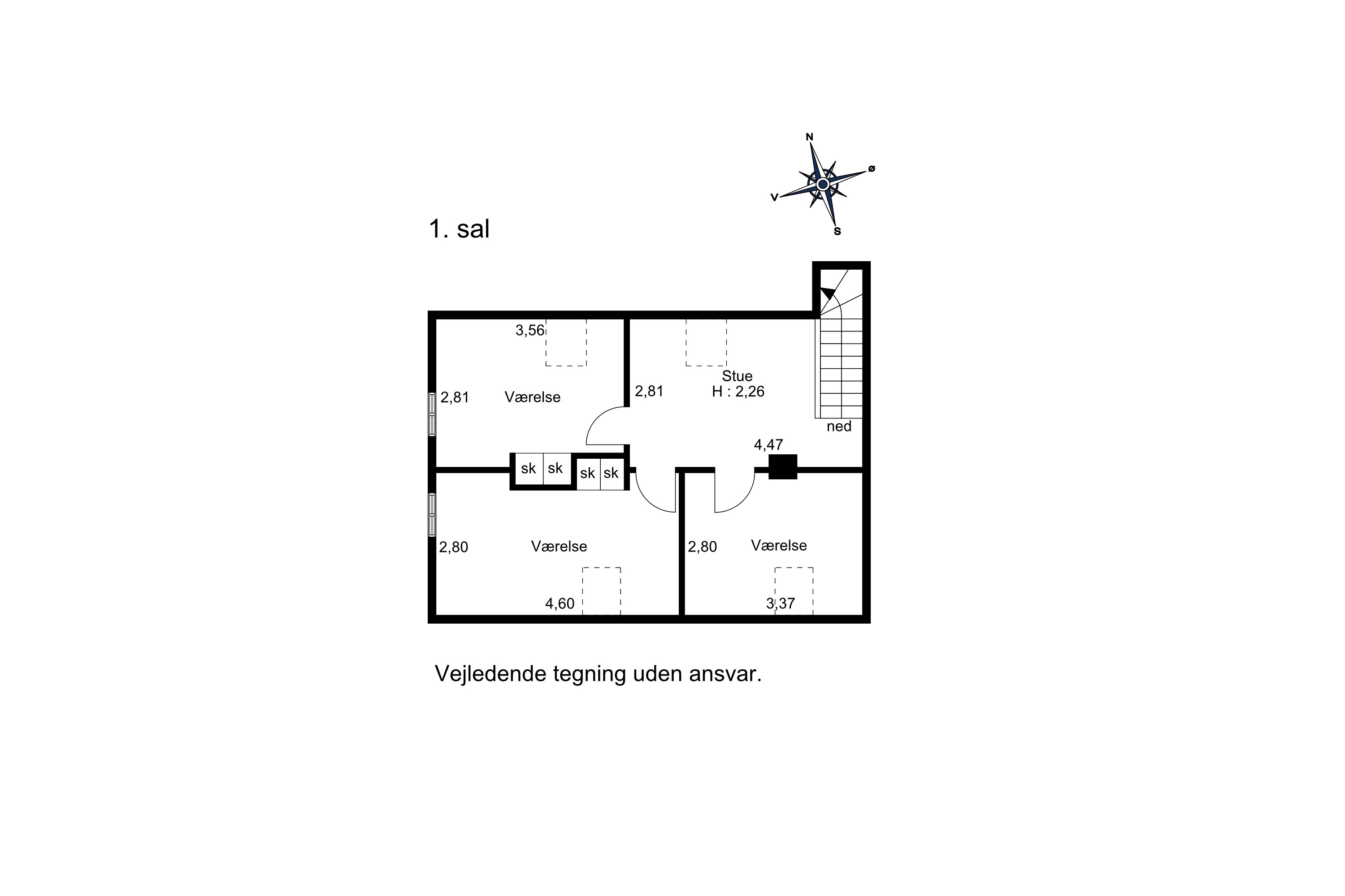 Plantegninger billede af Torngårdsvej 46, 9440 Aabybro
