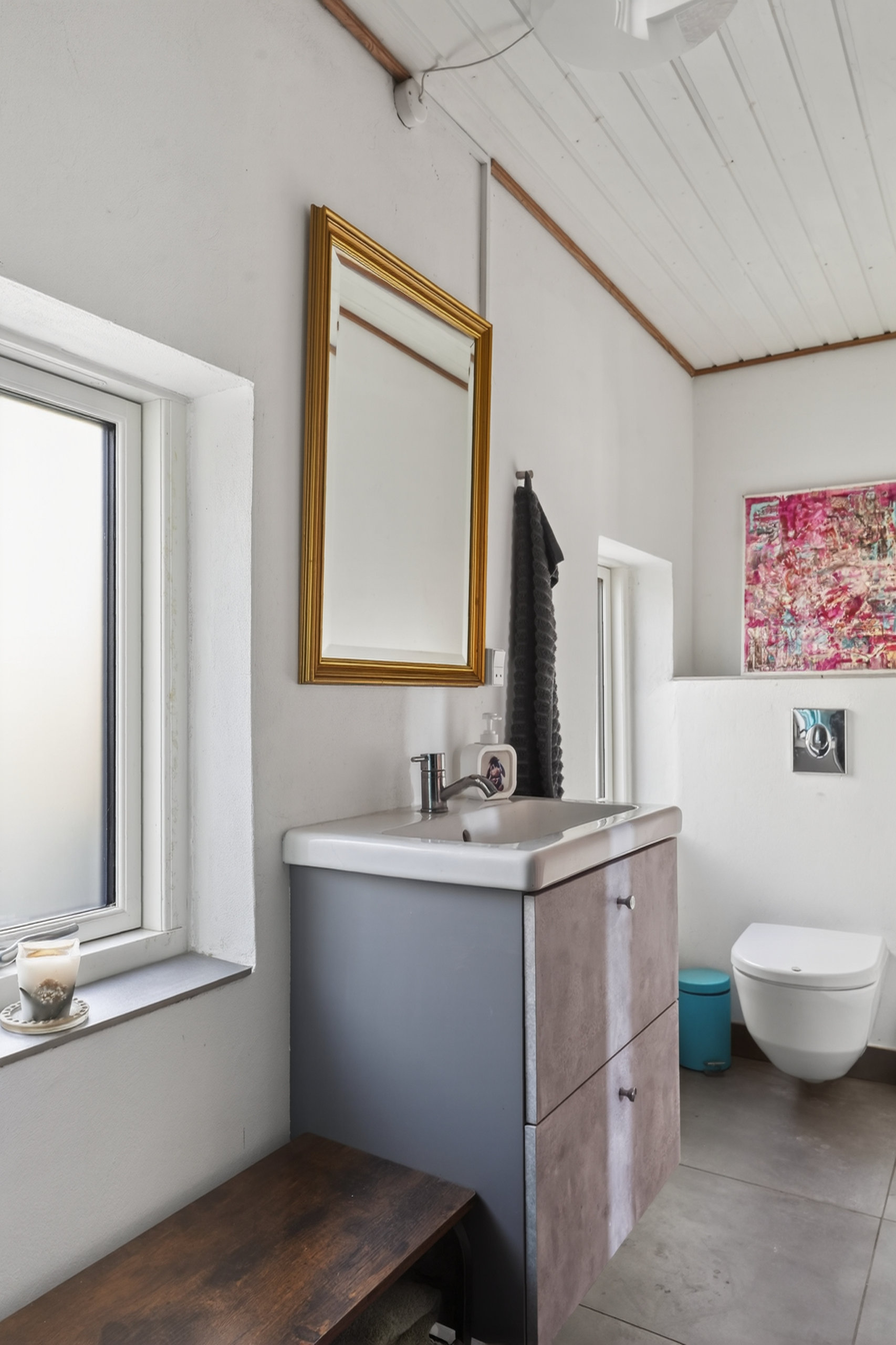 Fremhævet badeværelse billede i fuldskærmstilstand. Billede af Telemansvej 1, Yderby Lyng, 4583 Sjællands Odde