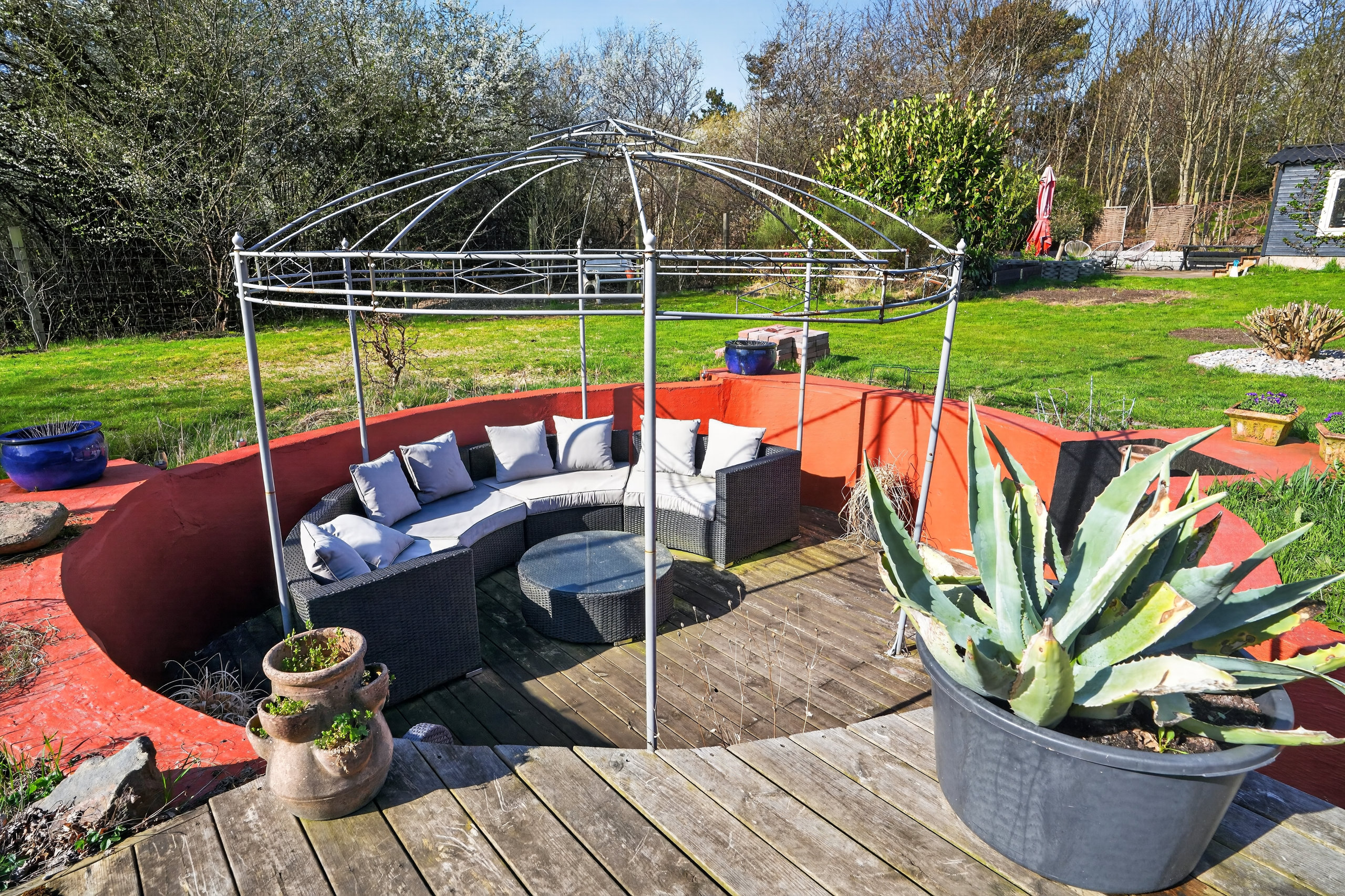 Fremhævet terrasse billede i fuldskærmstilstand. Billede af Telemansvej 1, Yderby Lyng, 4583 Sjællands Odde