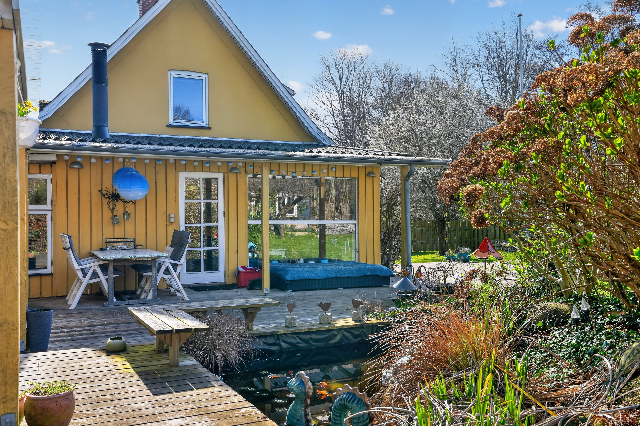 Fremhævet terrasse billede i fuldskærmstilstand. Billede af Telemansvej 1, Yderby Lyng, 4583 Sjællands Odde