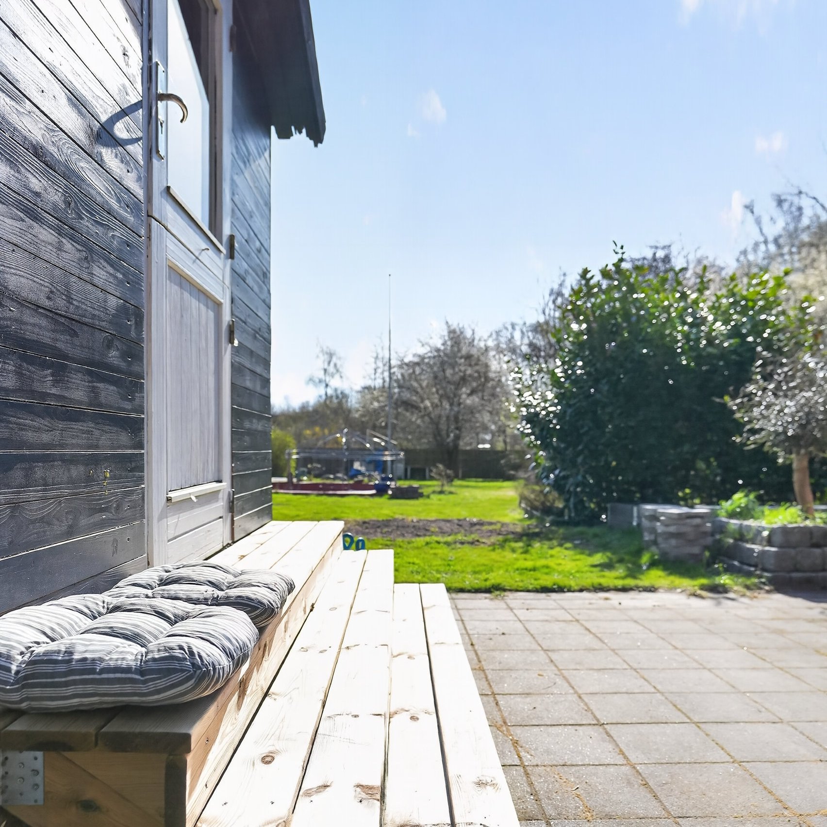 Fremhævet terrasse billede i fuldskærmstilstand. Billede af Telemansvej 1, Yderby Lyng, 4583 Sjællands Odde