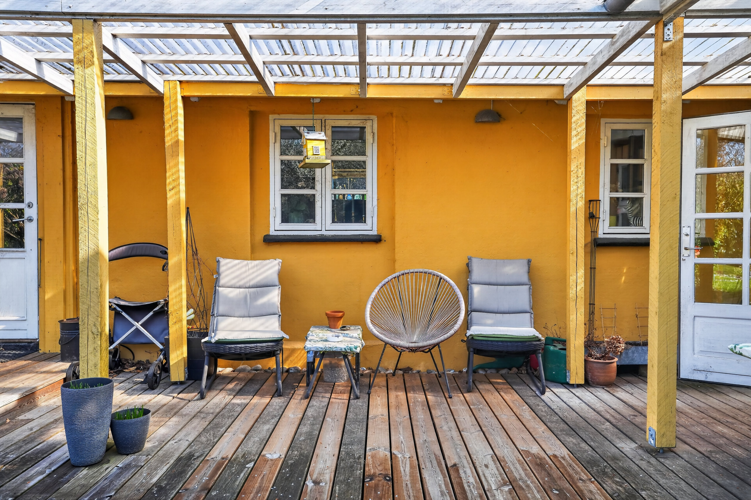 Fremhævet terrasse billede i fuldskærmstilstand. Billede af Telemansvej 1, Yderby Lyng, 4583 Sjællands Odde