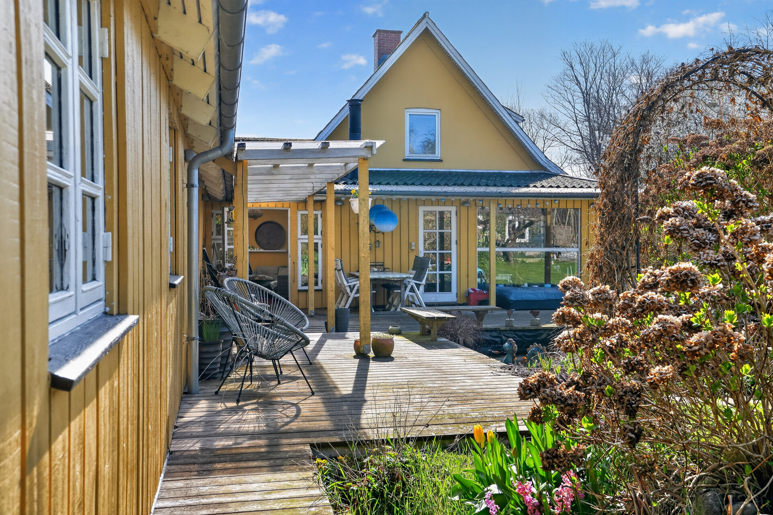 Fremhævet terrasse billede i fuldskærmstilstand. Billede af Telemansvej 1, Yderby Lyng, 4583 Sjællands Odde