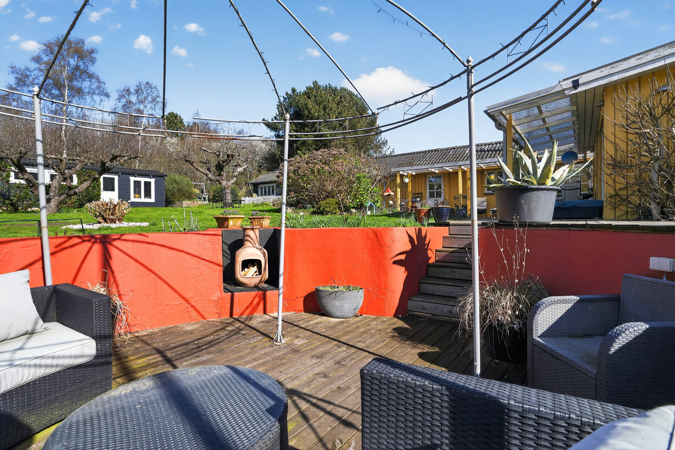 Fremhævet terrasse billede i fuldskærmstilstand. Billede af Telemansvej 1, Yderby Lyng, 4583 Sjællands Odde