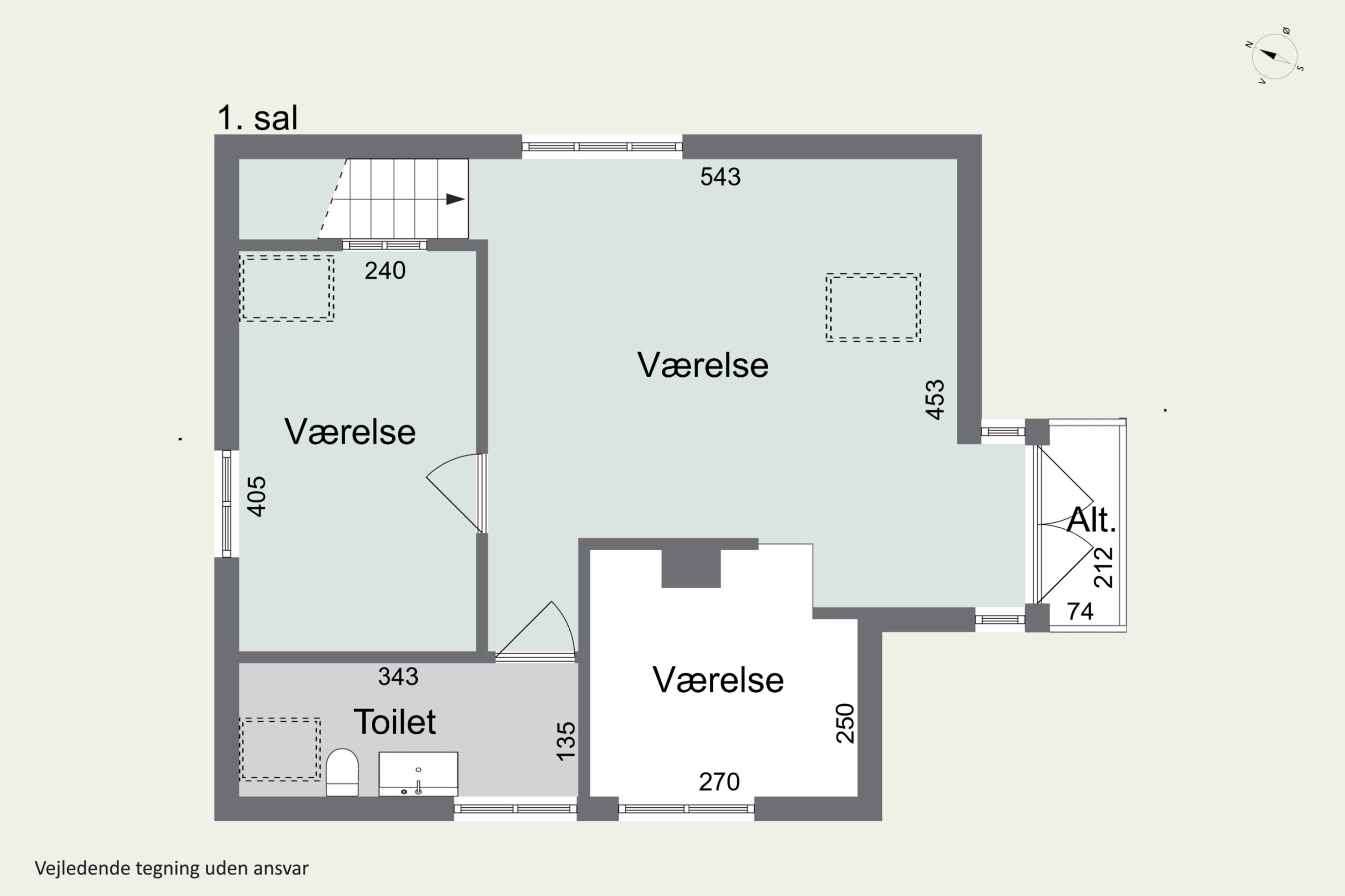 Plantegninger billede af Thorningvej 33, 8620 Kjellerup