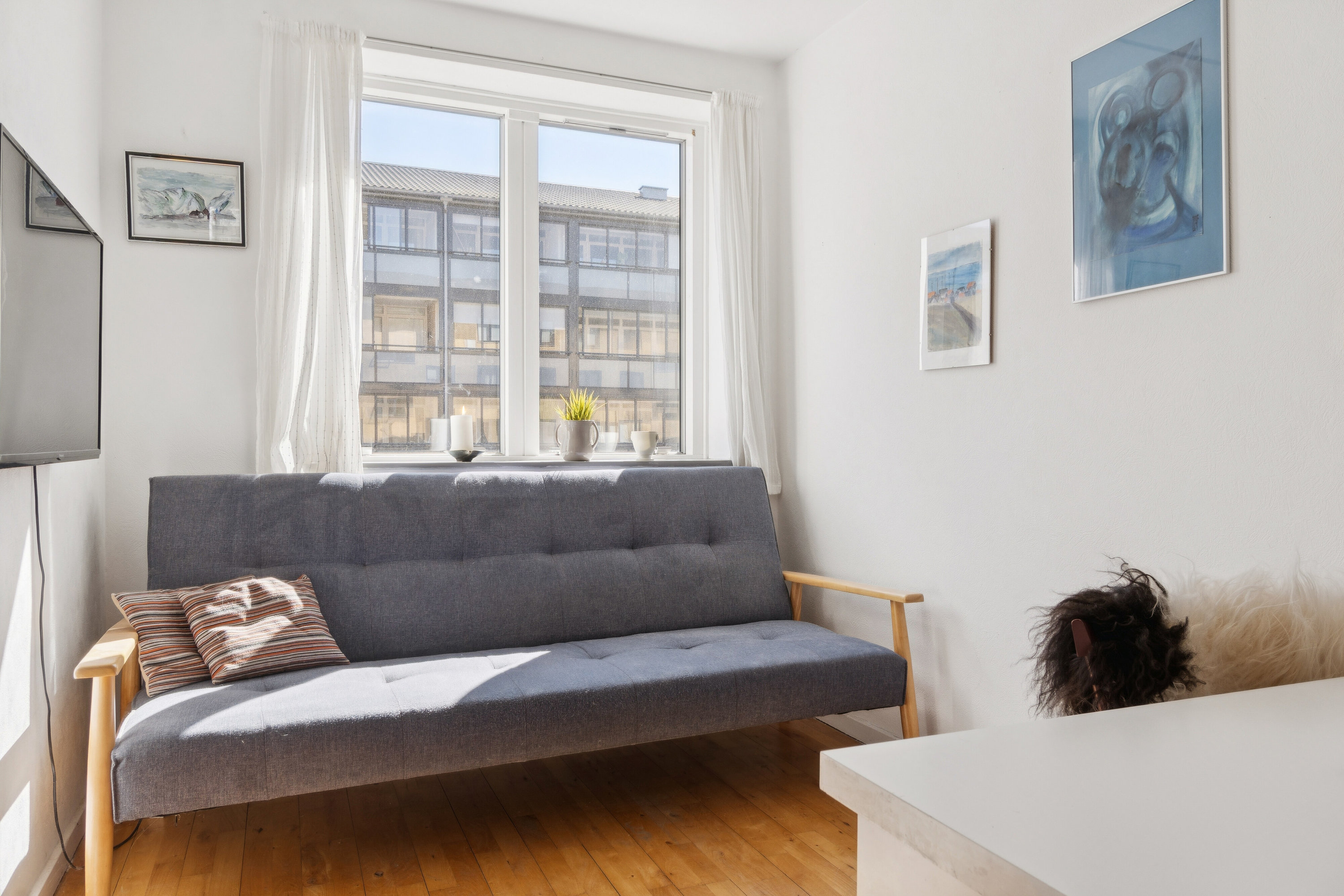 Fremhævet stue billede i fuldskærmstilstand. Billede af Ejboparken 39, st.. th., 4000 Roskilde