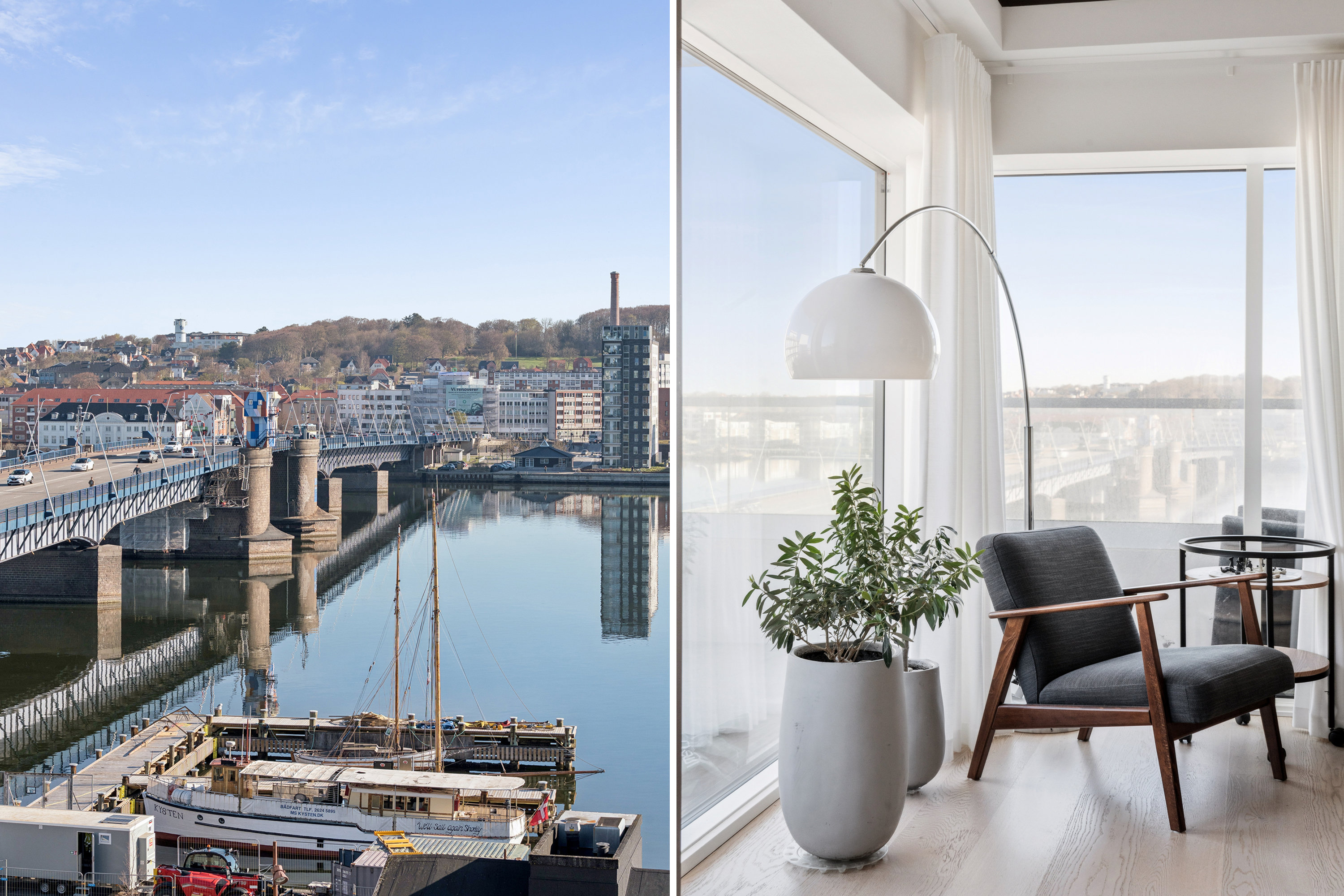 Fremhævet stue billede i fuldskærmstilstand. Billede af Strandvejen 3, 6. 1., 9000 Aalborg