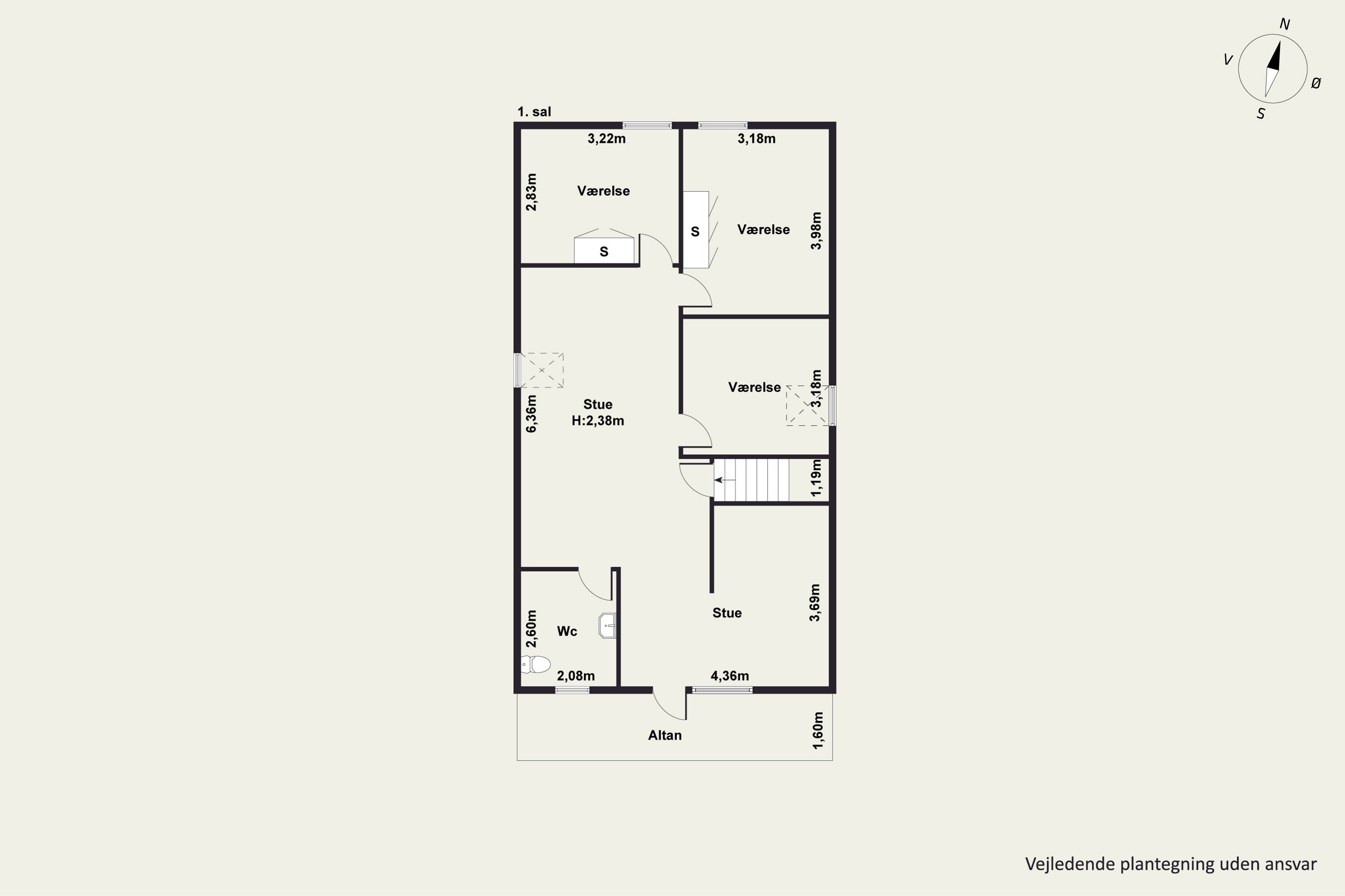 Plantegninger billede af Kløvevej 26, Skørring, 8544 Mørke