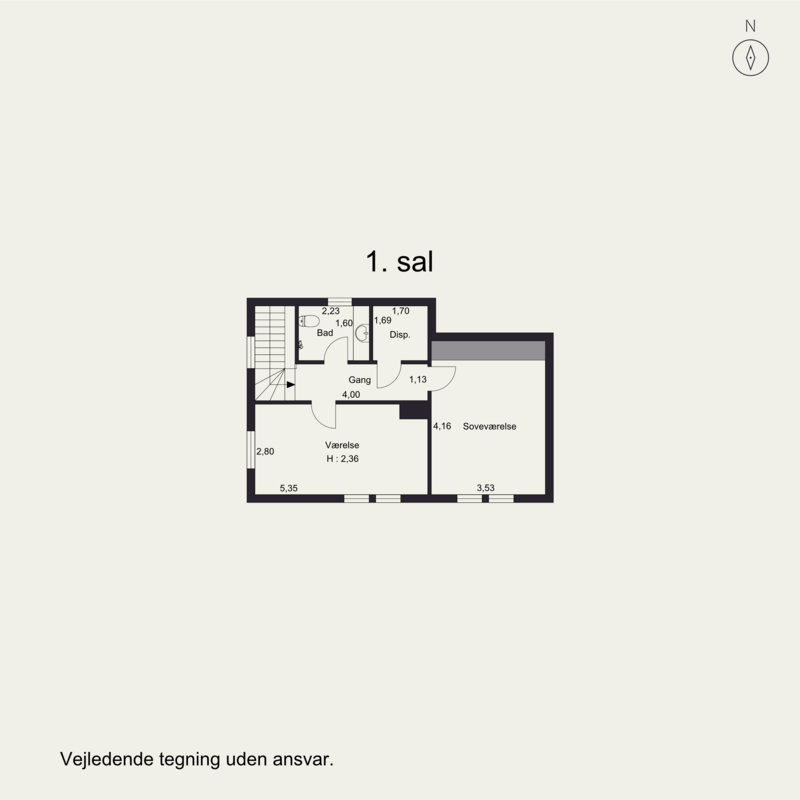Plantegninger billede af Vejlevej 17, Vesterby, 7130 Juelsminde