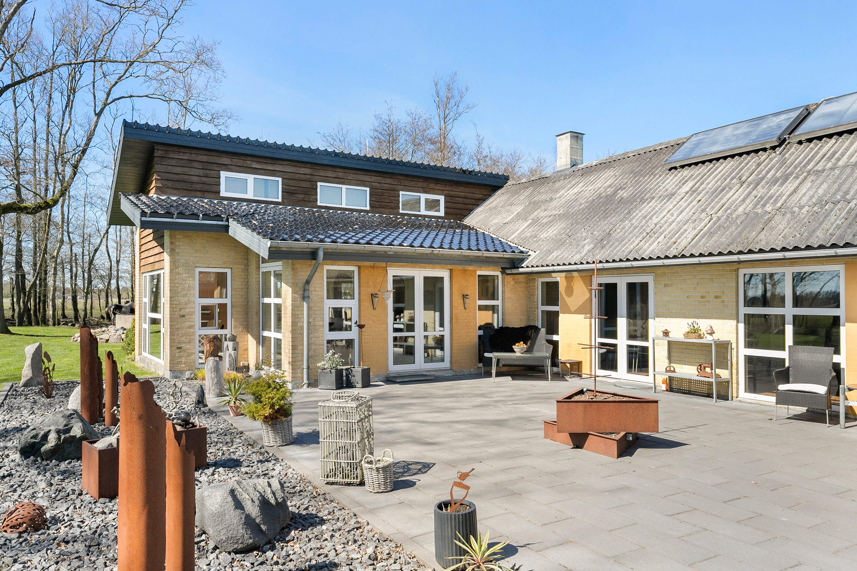 Fremhævet terrasse billede i fuldskærmstilstand. Billede af Gøttruphavevej 135, Gøttrup Have, 9690 Fjerritslev