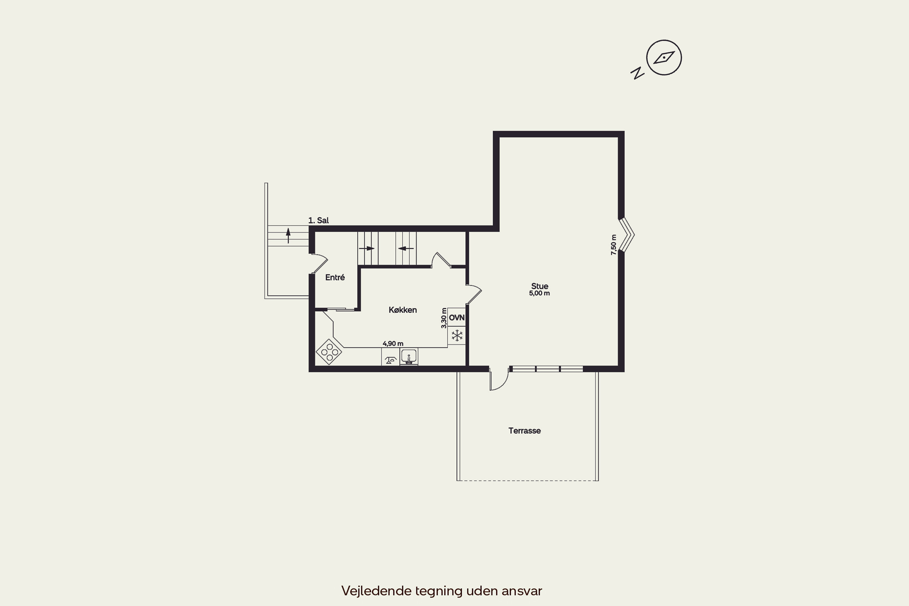 Plantegninger billede af Søndergade 22, 6920 Videbæk