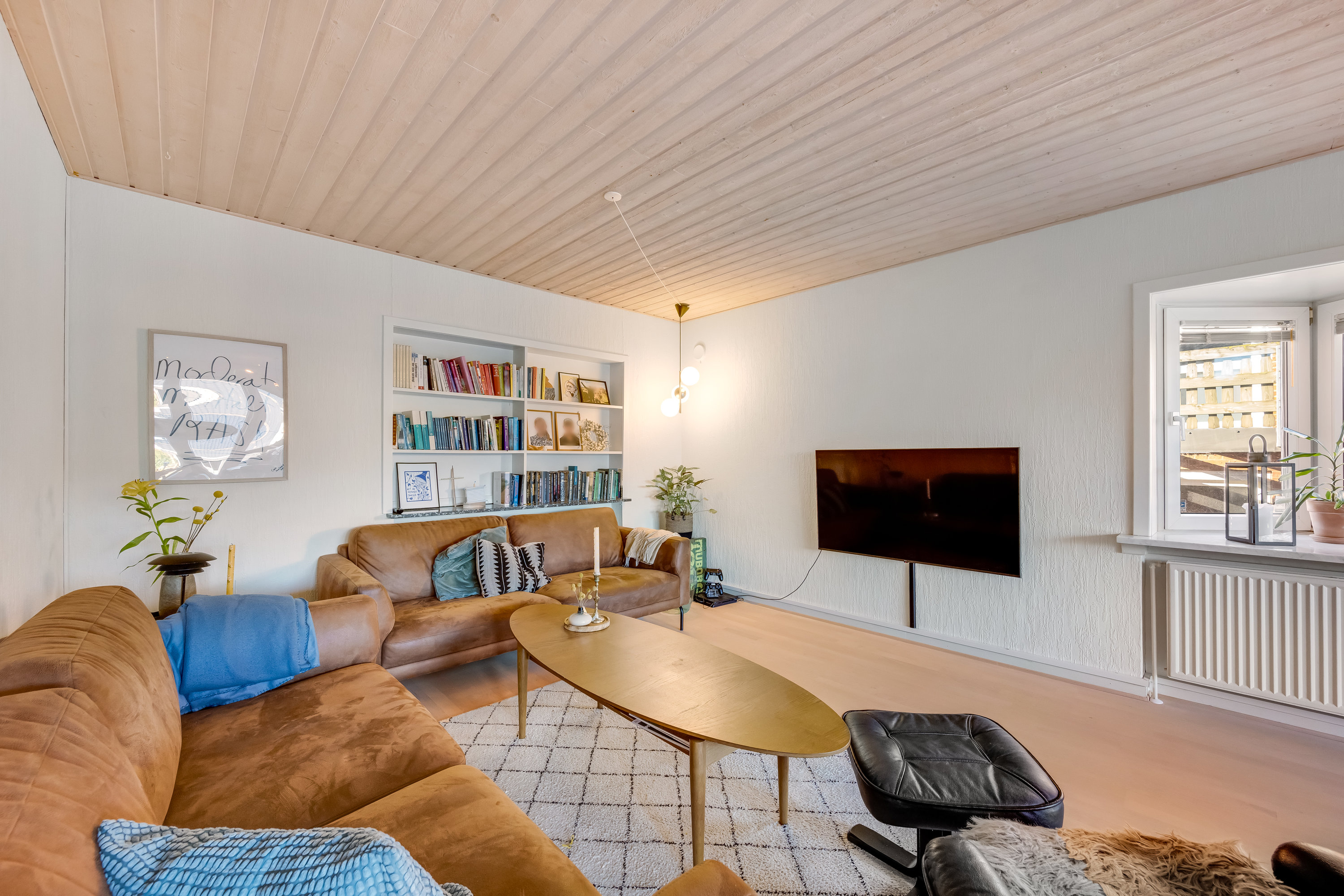 Fremhævet stue billede i fuldskærmstilstand. Billede af Søndergade 22, 6920 Videbæk