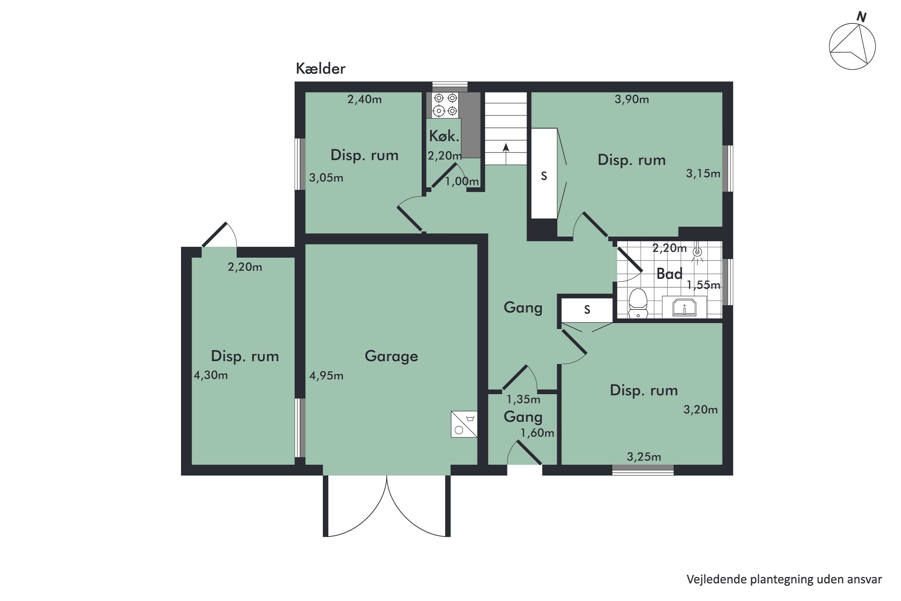 Plantegninger billede af Oluf Borchs Vej 27, 9000 Aalborg