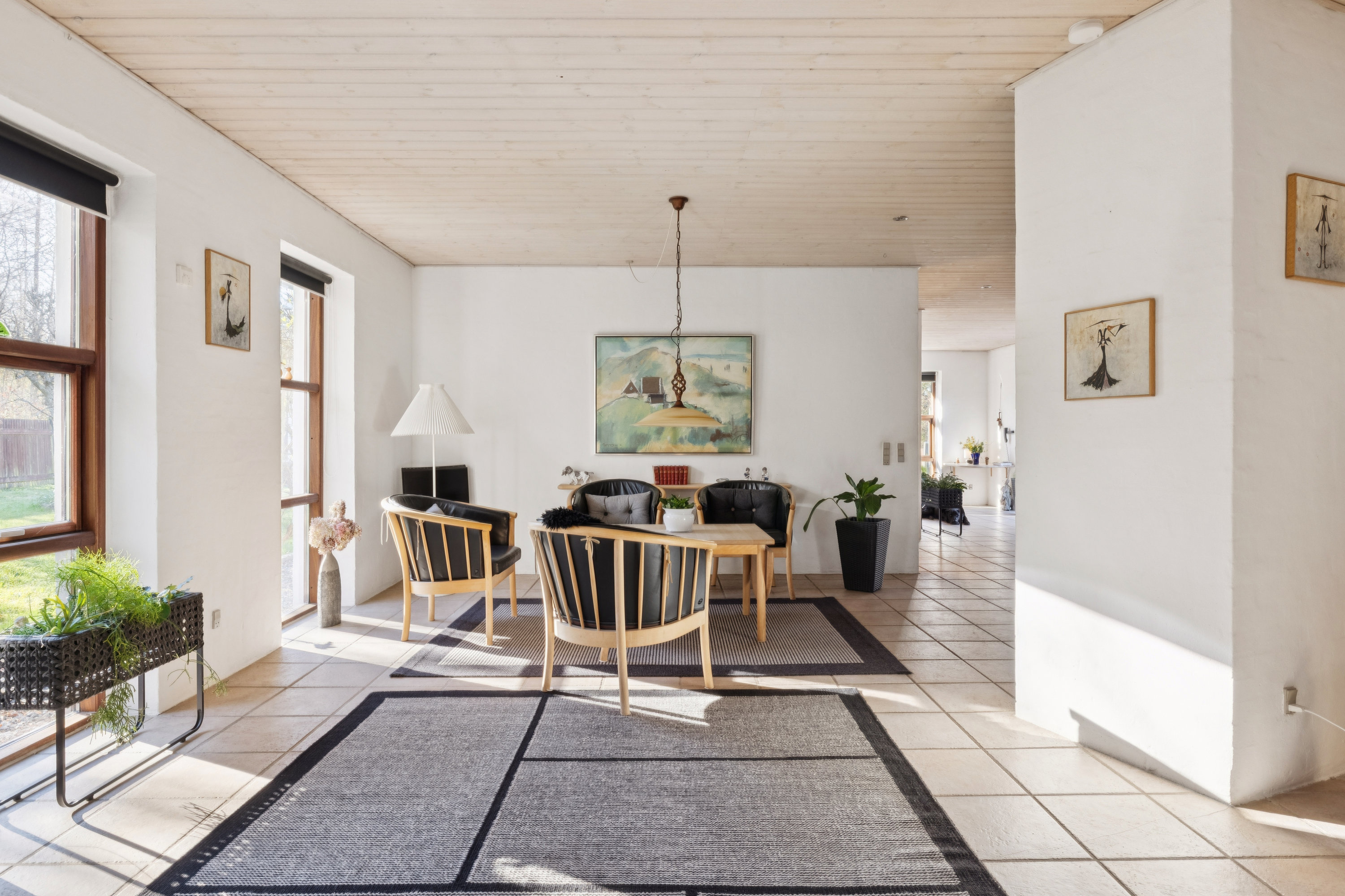 Fremhævet stue billede i fuldskærmstilstand. Billede af Skyttebakken 8B, 8550 Ryomgård