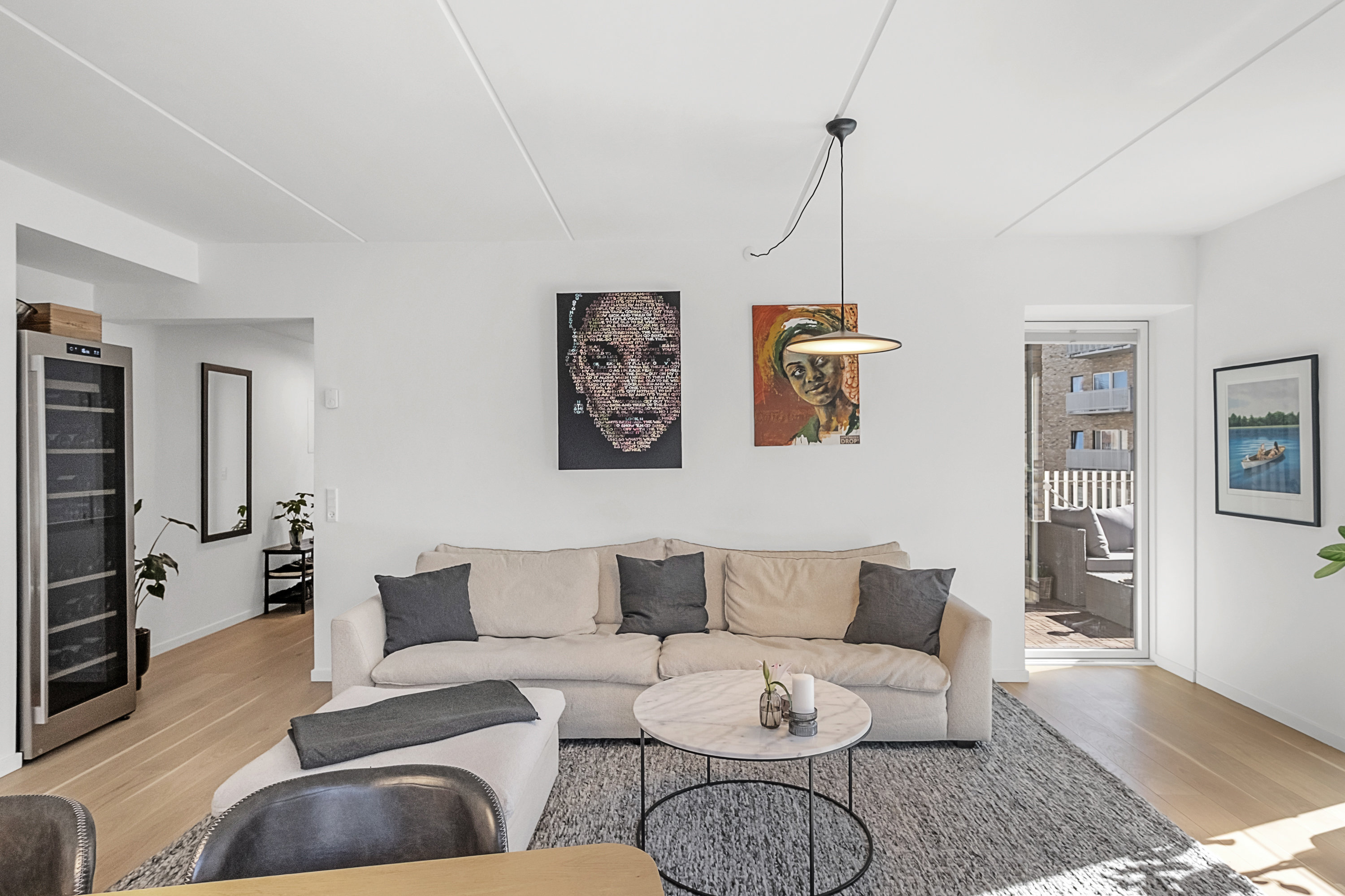 Fremhævet stue billede i fuldskærmstilstand. Billede af Ceresbyen 40, 2. 3., 8000 Aarhus C