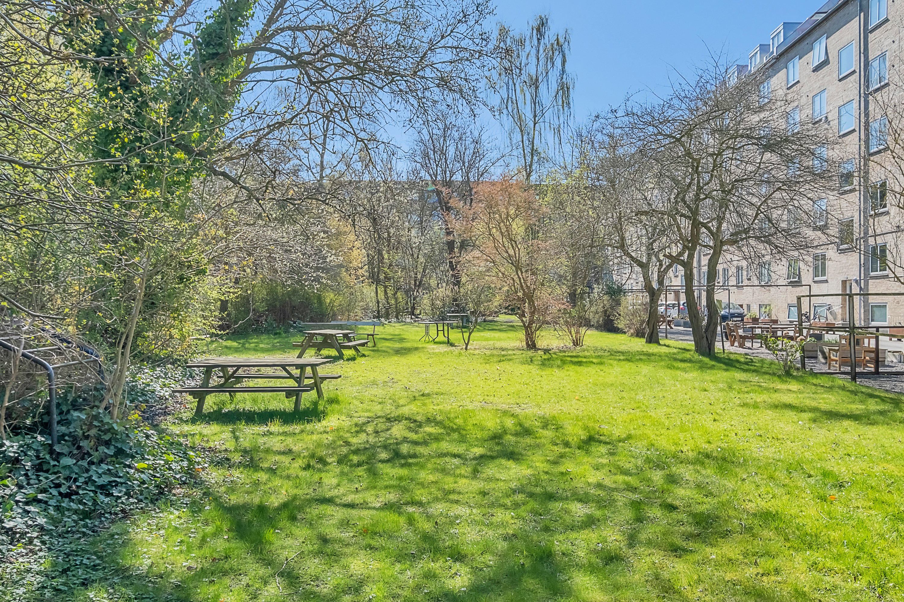 Fremhævet gårdmiljø billede i fuldskærmstilstand. Billede af Søndre Ringgade 77, 5. 1., 8000 Aarhus C