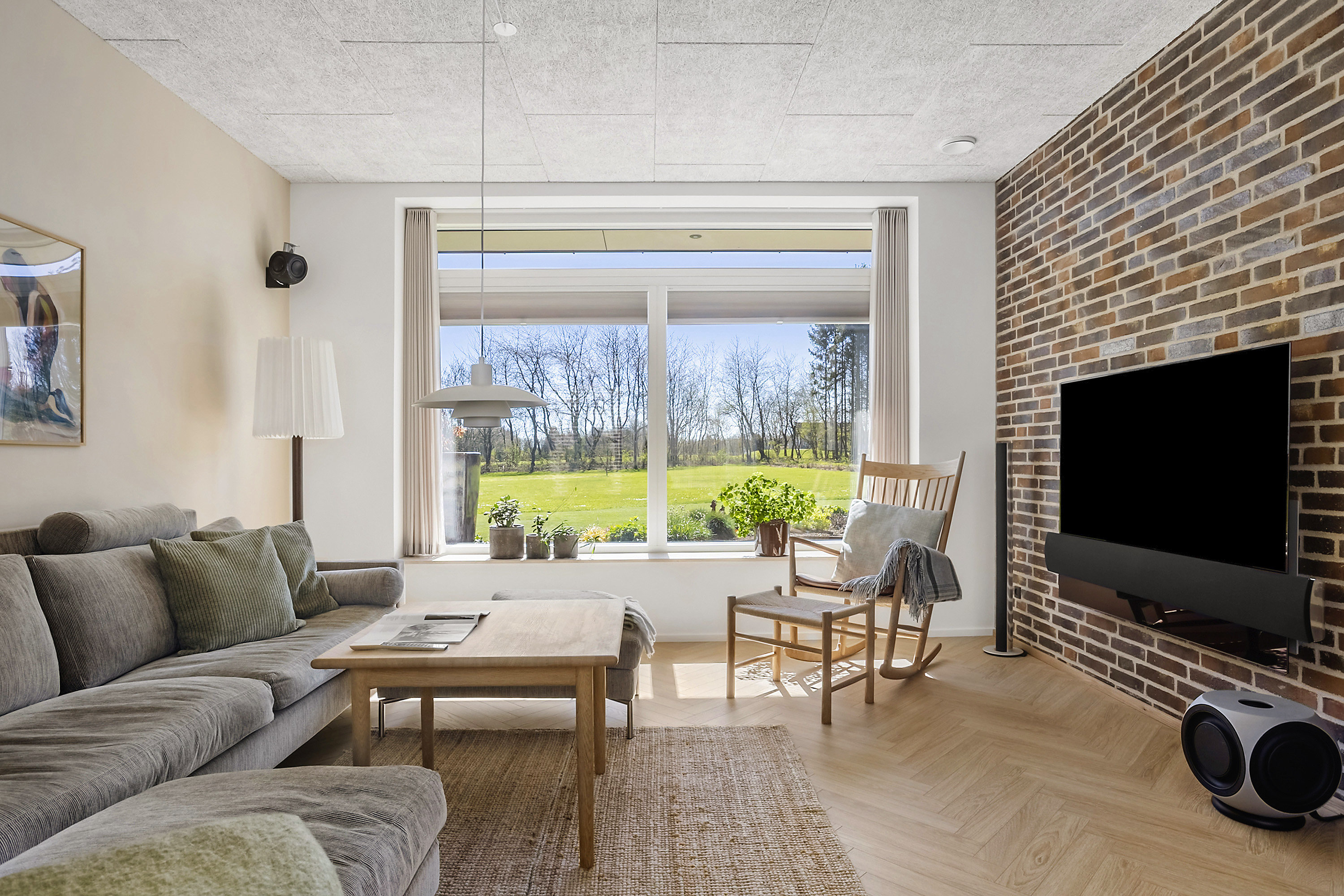 Fremhævet stue billede i fuldskærmstilstand. Billede af Vigårdsvej 12, Læborg, 6600 Vejen