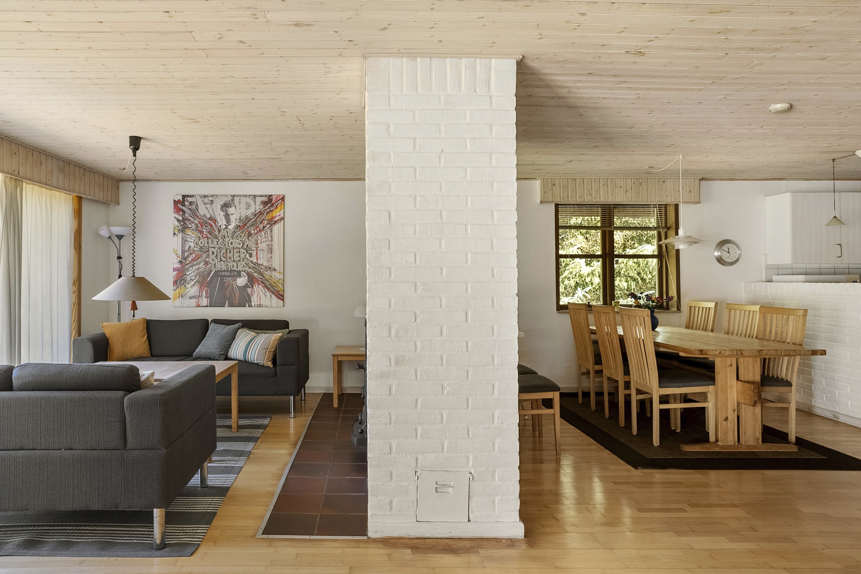 Fremhævet stue billede i fuldskærmstilstand. Billede af Vester Mosevej 9, Husby, 6990 Ulfborg